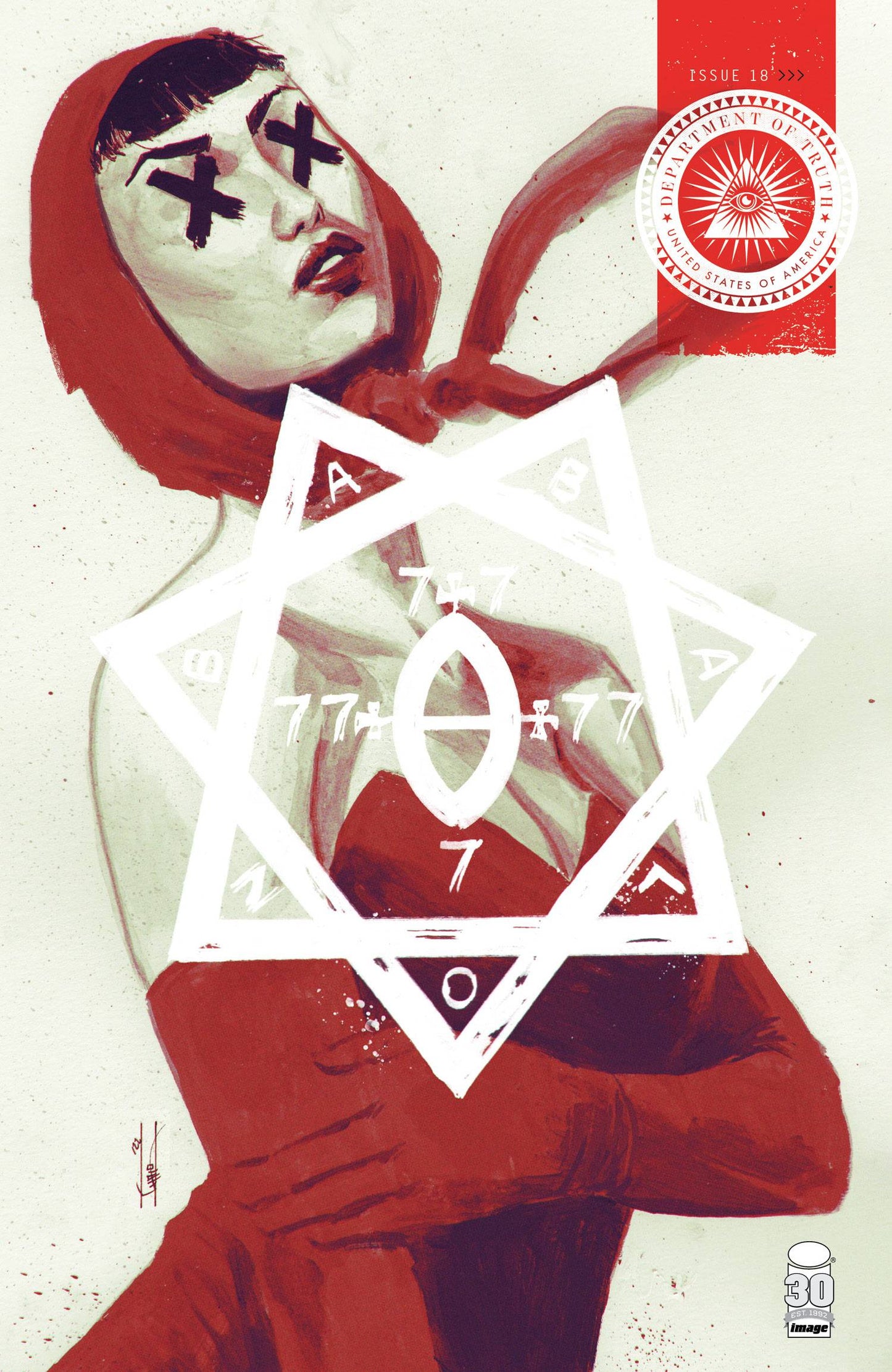 Department Of Truth #18 C 1:25 Chris Shehan Variant (Mr) (05/25/2022) Image