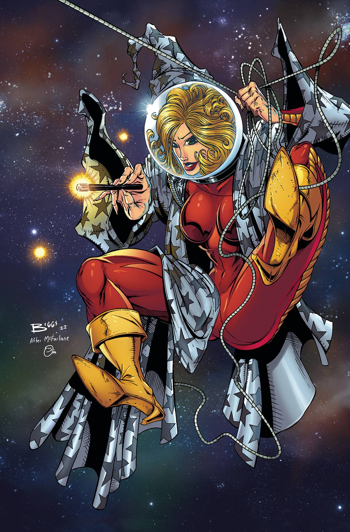 Barbarella #8 R 1:11 Jamie Biggs Wizard Homage Virgin FOC Bonus Variant (03/23/2022) Dynamite