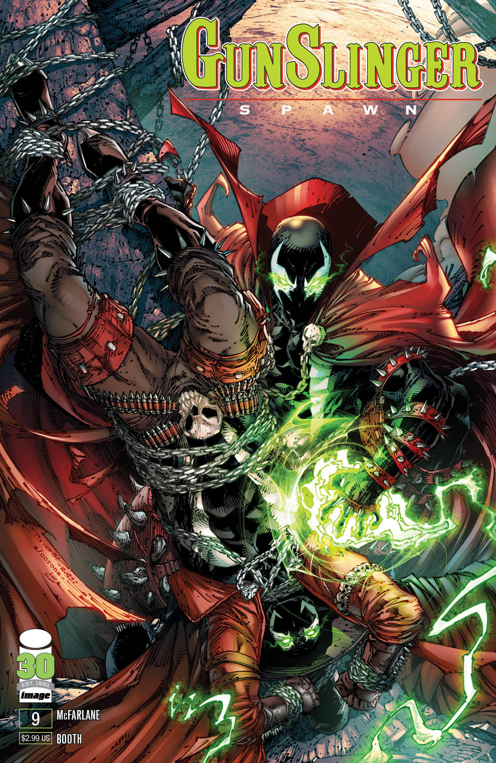 Gunslinger Spawn #9 B Brett Booth Variant (06/22/2022) Image
