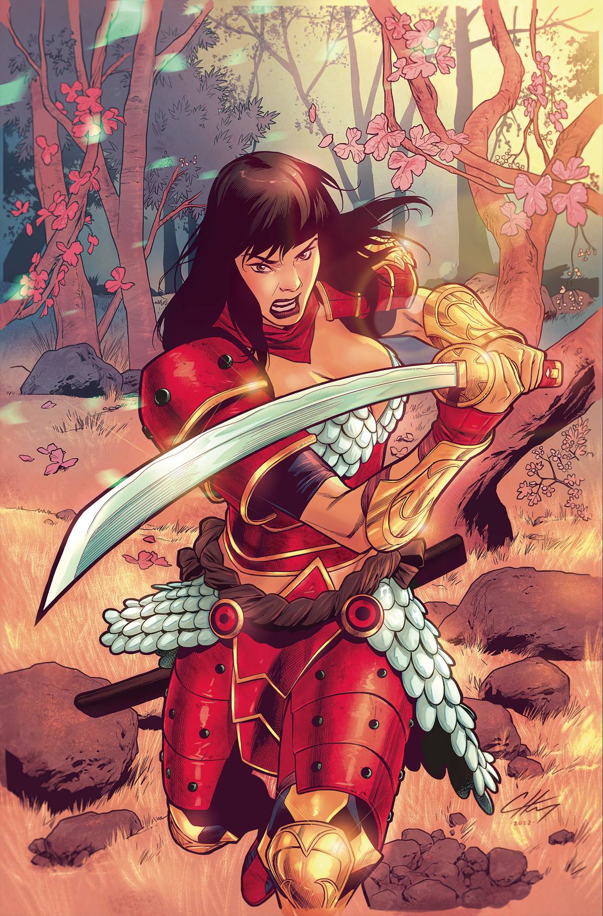 Samurai Sonja #1 L 1:50 Henry Virgin Variant (06/22/2022) Dynamite - Golden Apple Comics