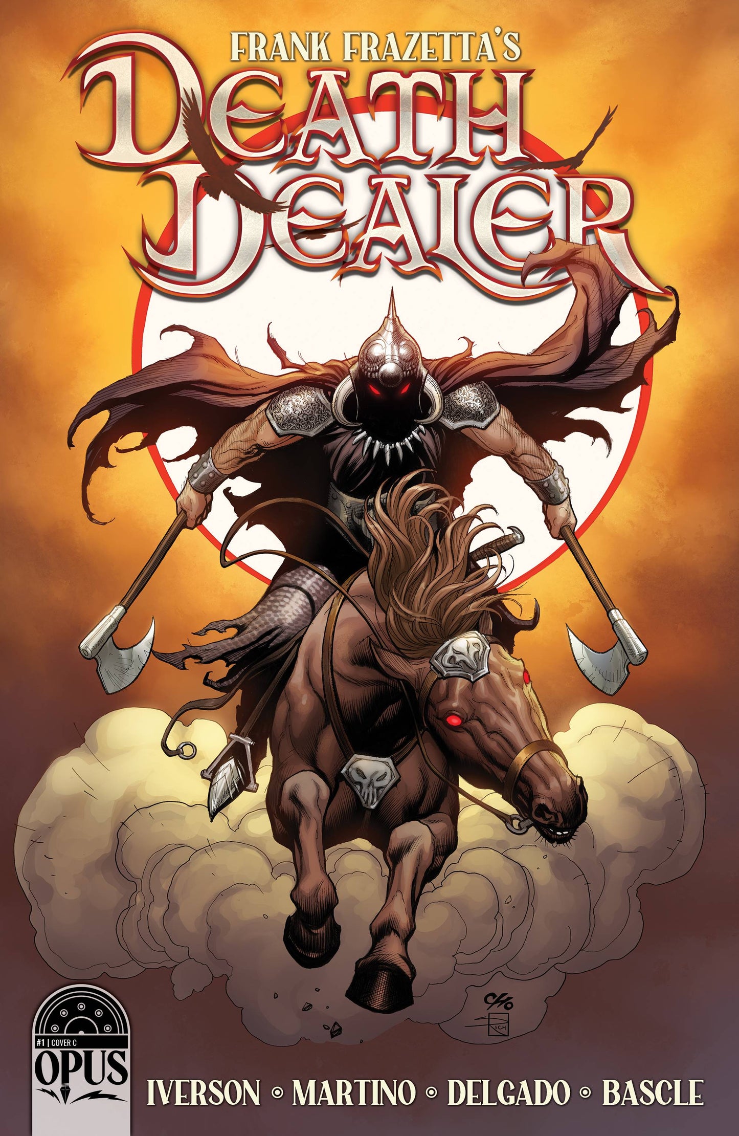 Frank Frazetta Death Dealer #3 D 1:10 Frank Cho (07/13/2022) Opus - Golden Apple Comics