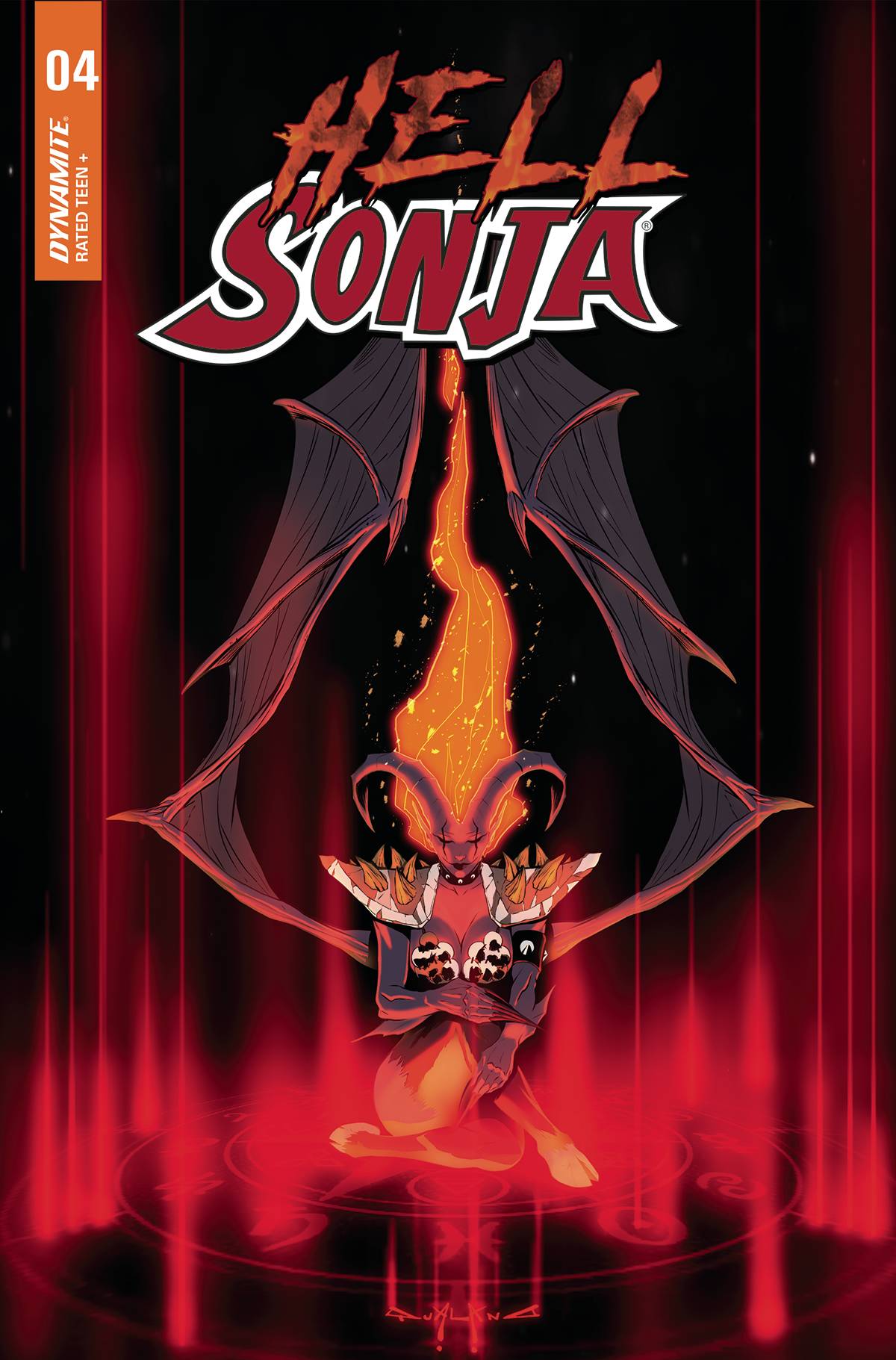Hell Sonja #4 L Pasquale Qualano FOC Bonus Variant (04/20/2022) Dynamite - Golden Apple Comics