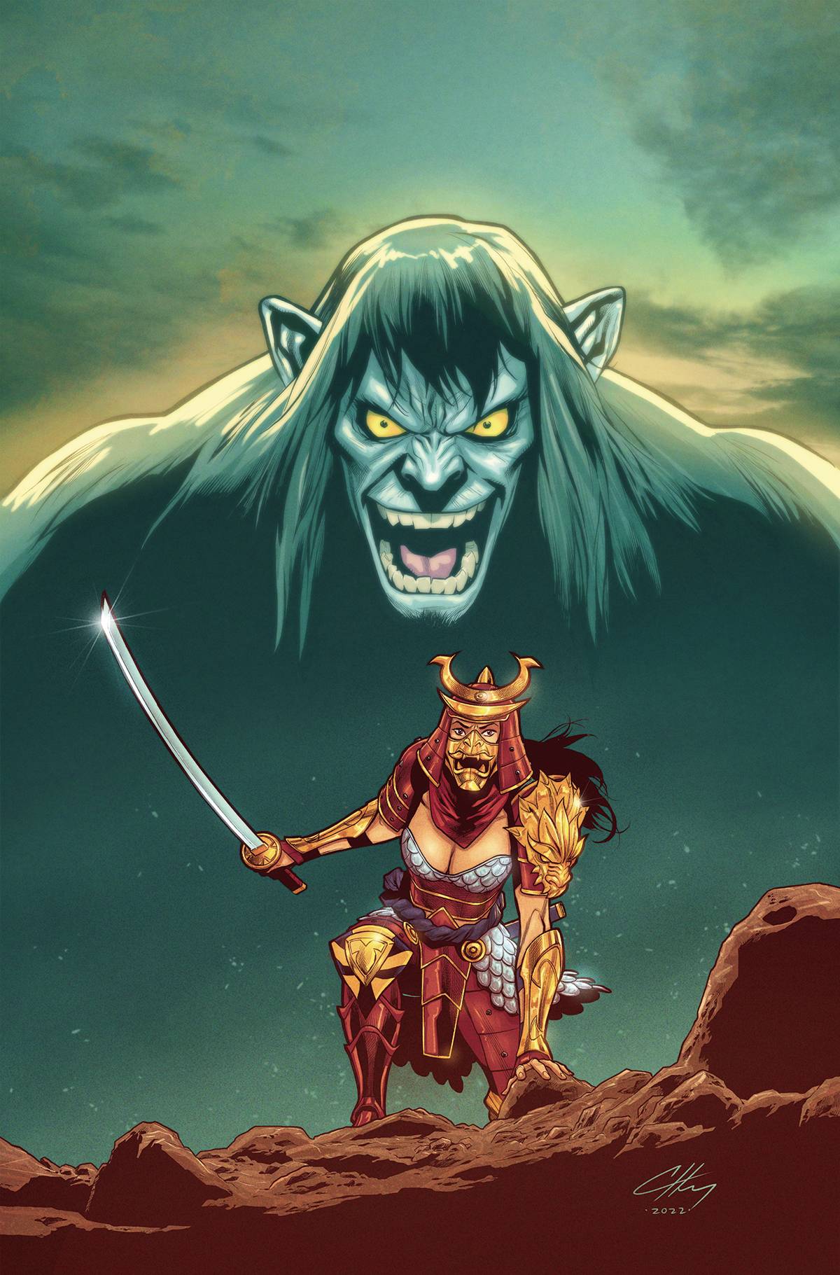 Samurai Sonja #2 J 1:30 Clayton Henry Virgin Variant (07/20/2022) Dynamite - Golden Apple Comics
