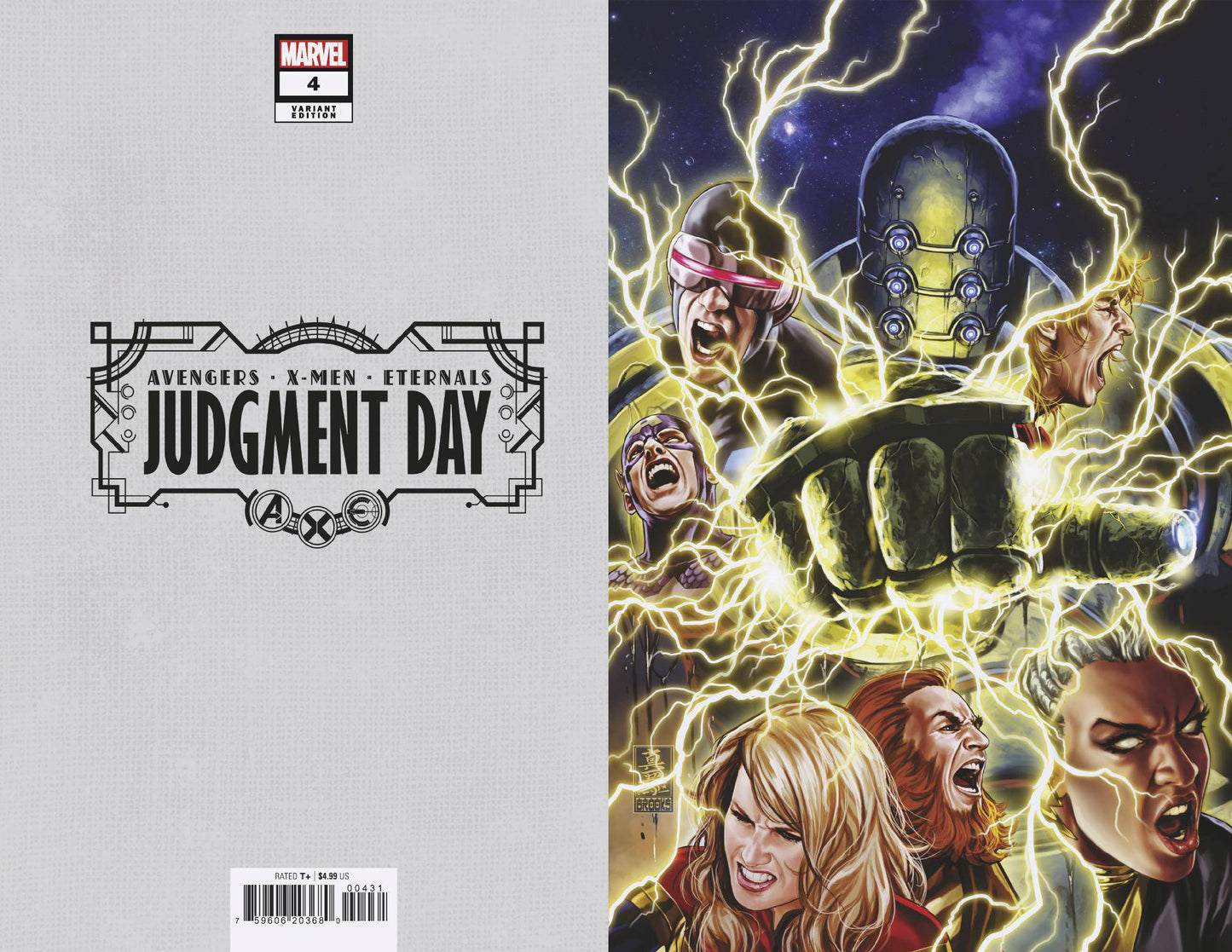 Axe Judgment Day #4 (Of 6) 1:100 Mark Brooks Virgin Variant (09/14/2022) Marvel - Golden Apple Comics