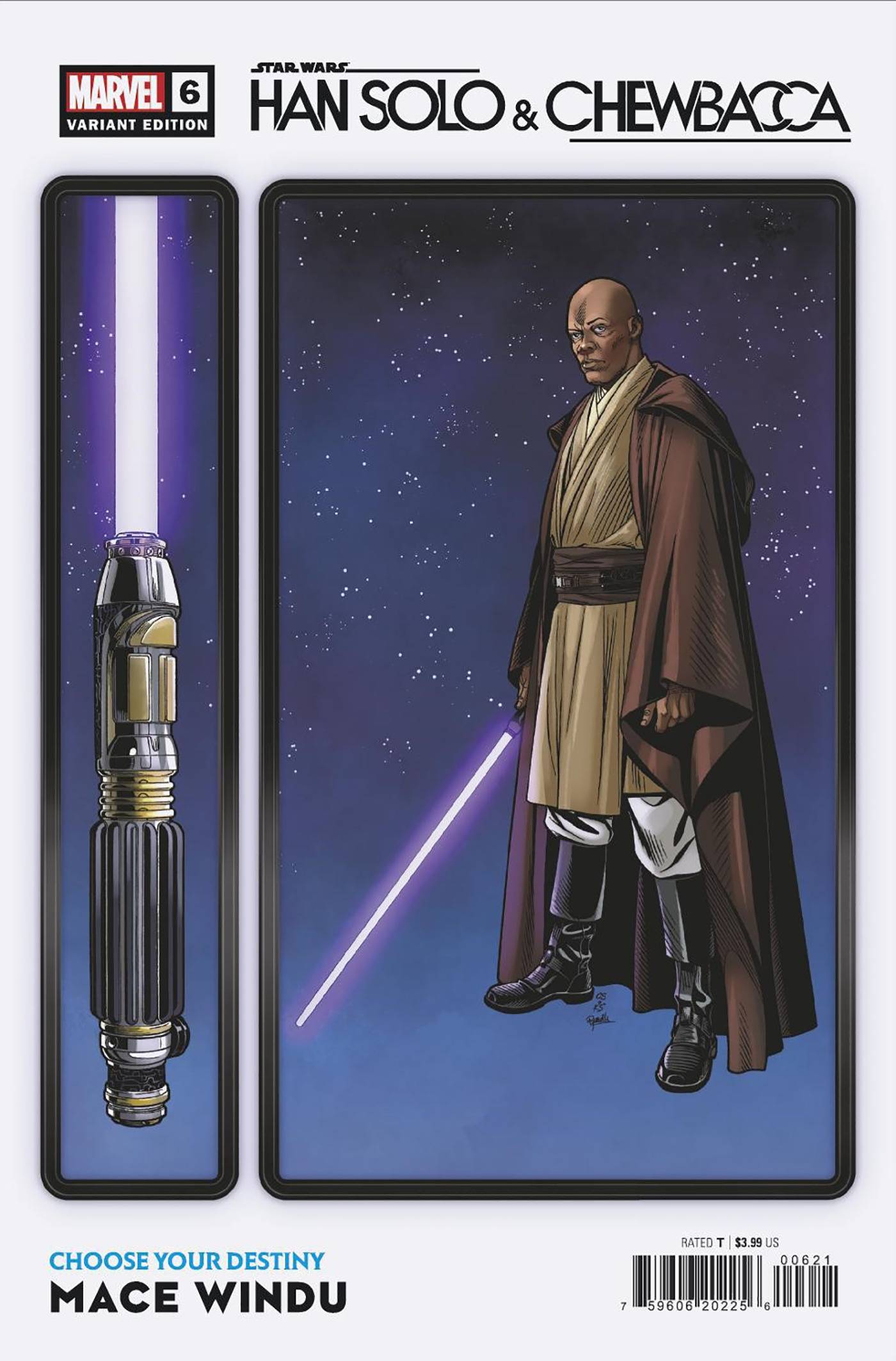 Star Wars Han Solo Chewbacca #6 C Chris Sprouse Choose Your Destiny Mace Windu Variant (09/28/2022) Marvel - Golden Apple Comics