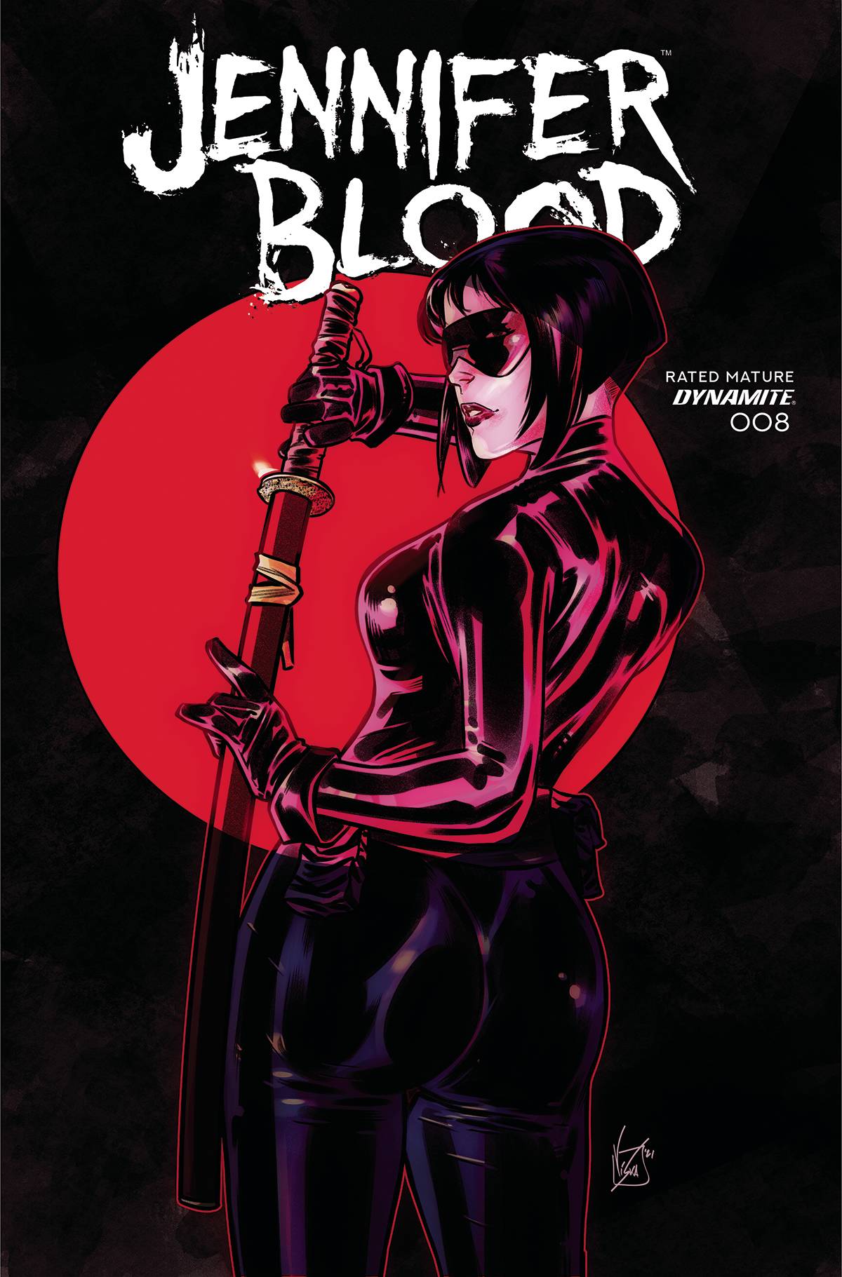 Jennifer Blood #8 M Vincenzo Federici FOC Bonus Variant (Mr) (05/18/2022) Dynamite - Golden Apple Comics