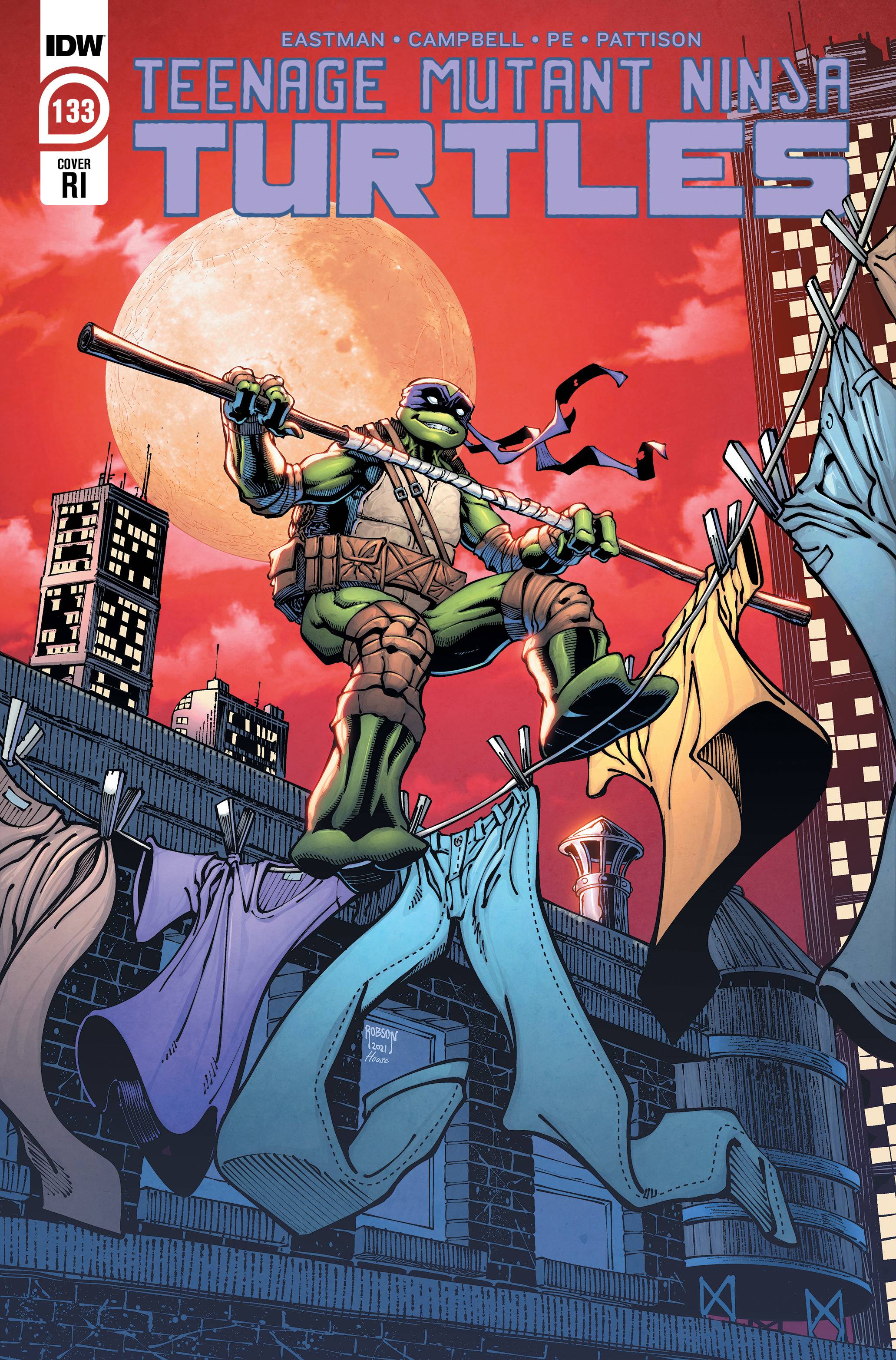 Teenage Mutant Ninja Turtles #130 1:10 Frank Variant Actual Scans!