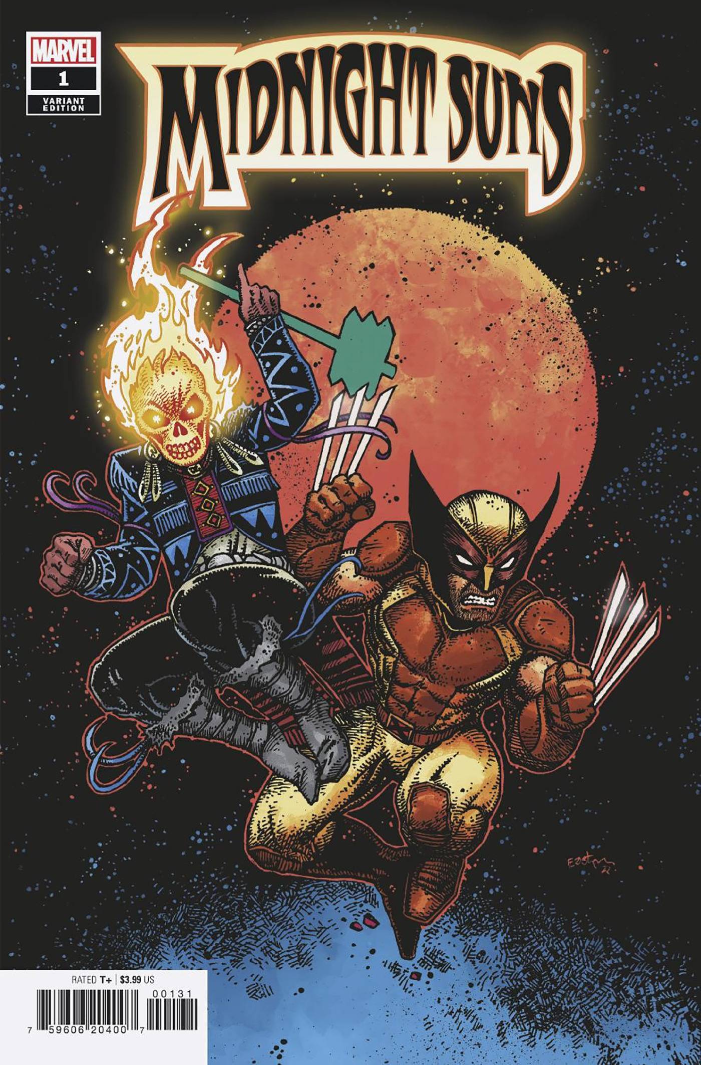 Midnight Suns #1 1:25 Kevin Eastman Variant (09/14/2022) Marvel - Golden Apple Comics