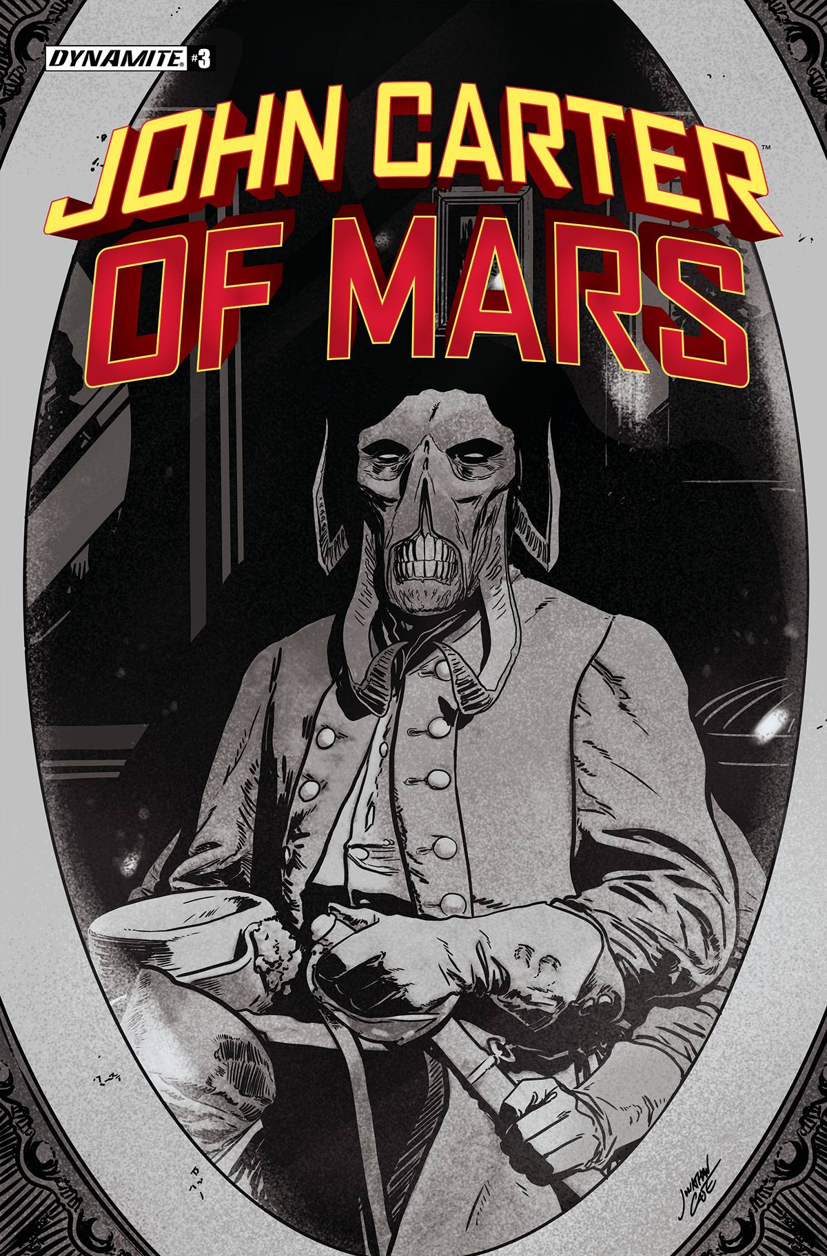 John Carter Of Mars #3 M 1:7 Jonathan Case B&W FOC Bonus Variant (06/22/2022) Dynamite - Golden Apple Comics