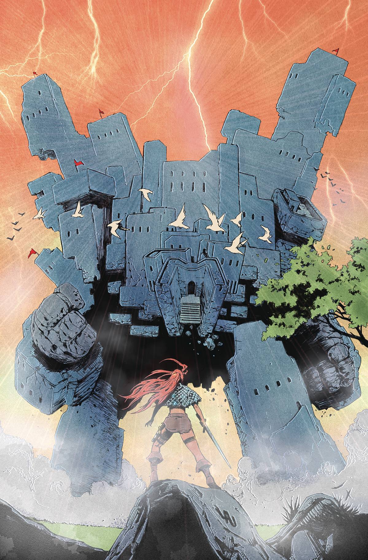 Immortal Red Sonja #6 I 1:25 Jonathan Lau Virgin Variant (09/14/2022) Dynamite