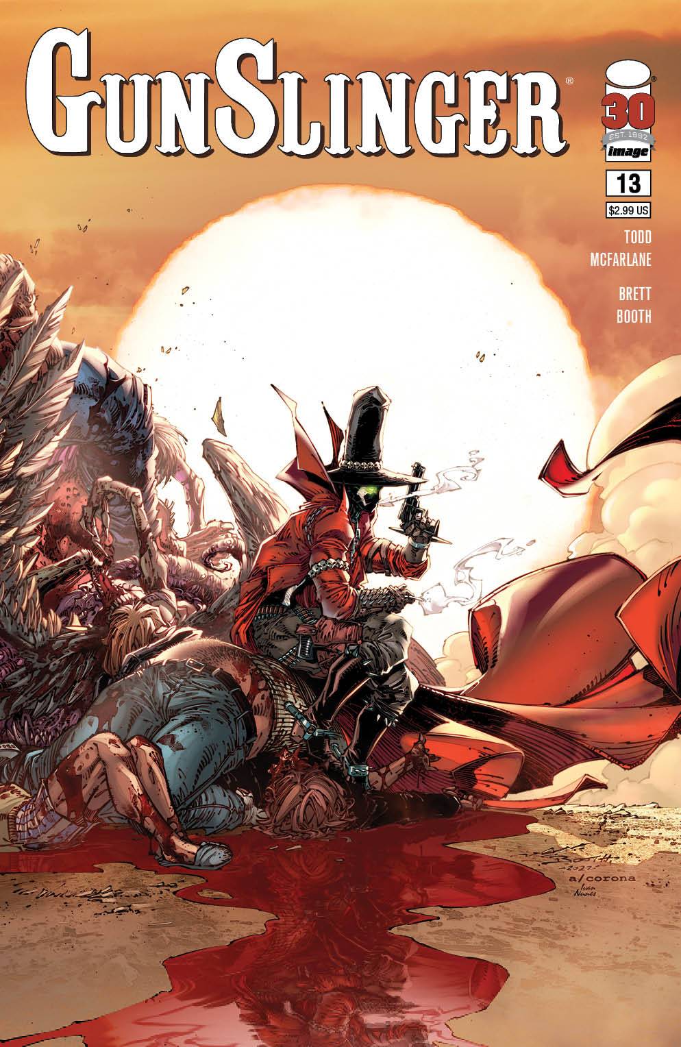 Gunslinger Spawn #13 B Brett Booth Variant (10/19/2022) Image - Golden Apple Comics
