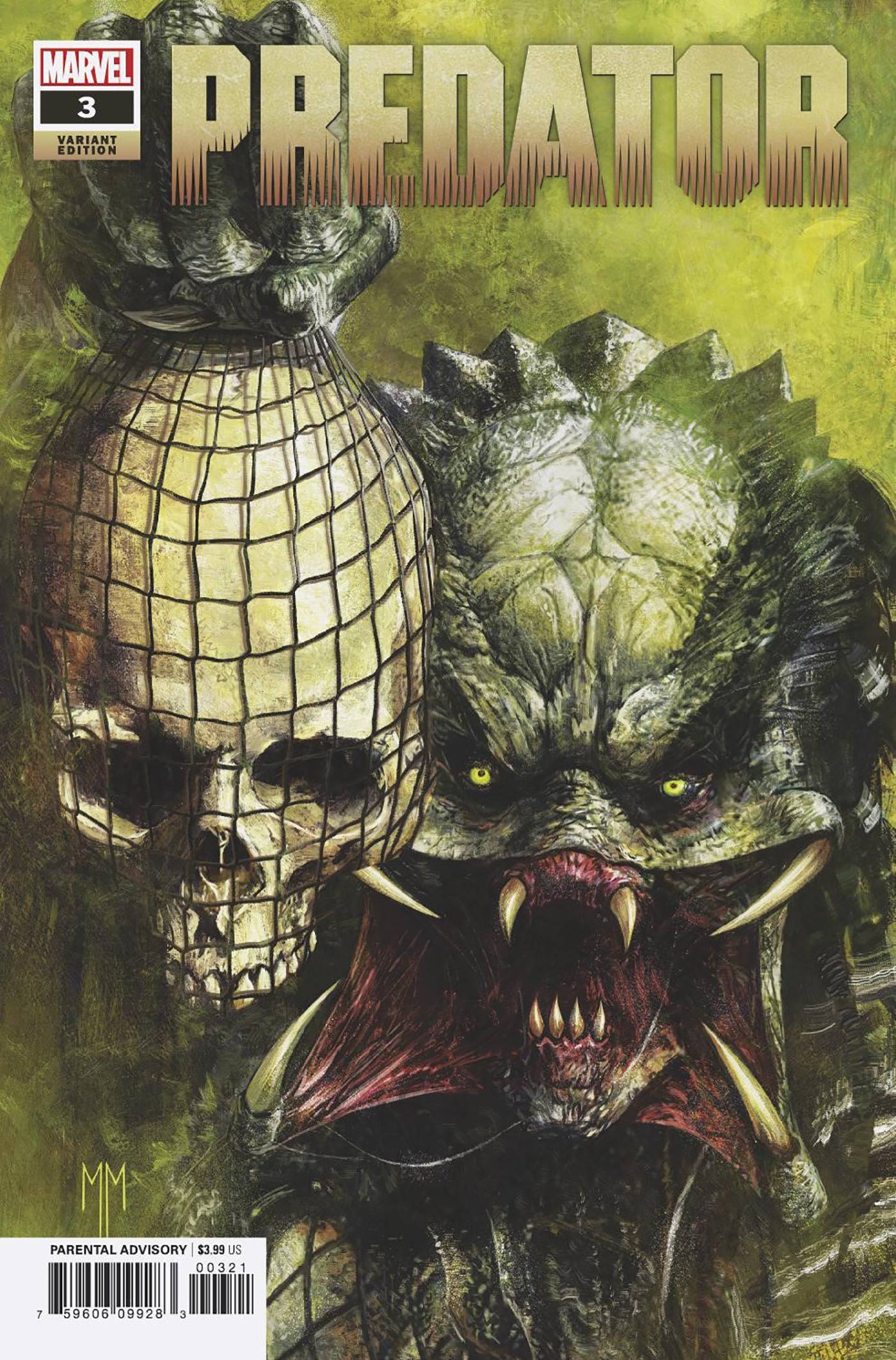 Predator #3 1:25 Marco Mastrazzo Variant (10/19/2022) Marvel - Golden Apple Comics