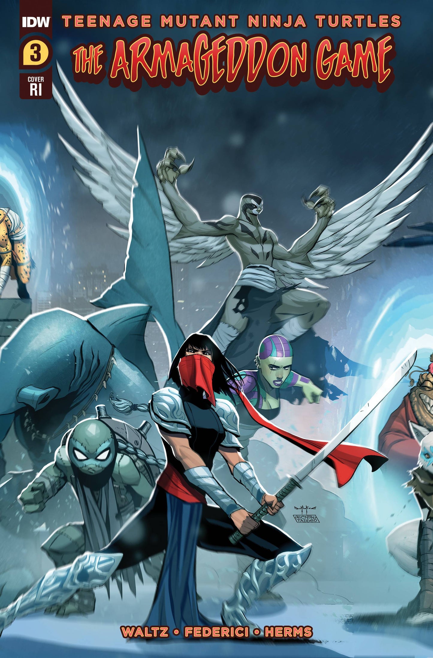 Teenage Mutant Ninja Turtles Tmnt Armageddon Game #3 D 1:10 (Net) (12/07/2022) Idw