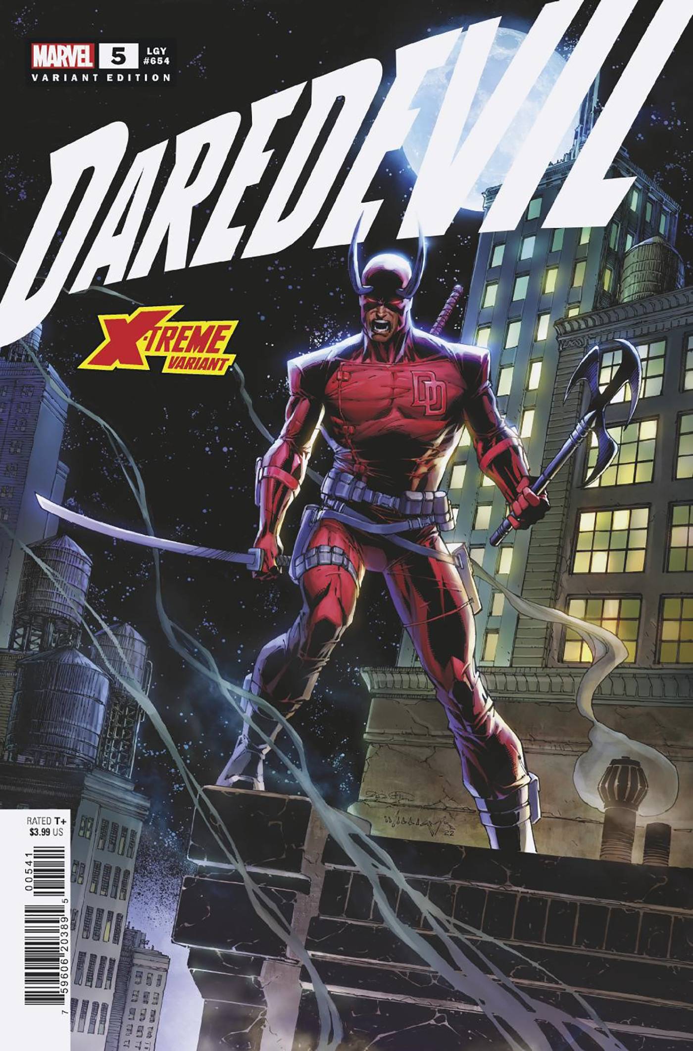 Daredevil #5 B Scott Williams X-Treme Marvel Variant (11/23/2022) Marvel - Golden Apple Comics