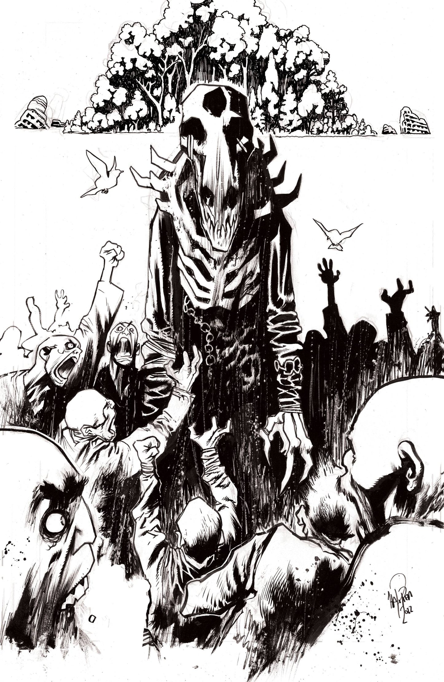 Kroma By De Felici #1 (Of 4) C 1:10 James Harren Variant (11/02/2022) Image - Golden Apple Comics