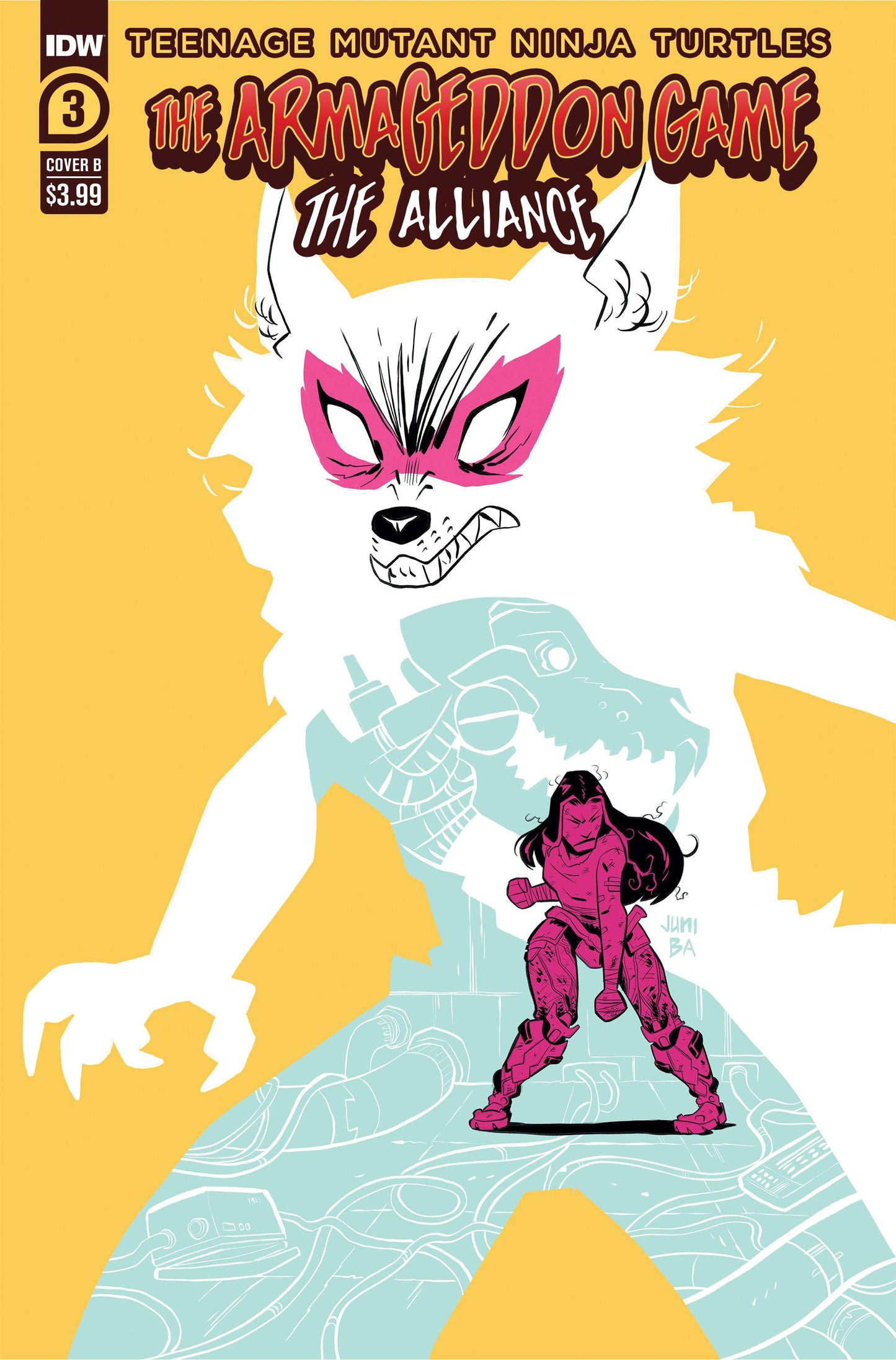 Teenage Mutant Ninja Turtles The Armageddon Game--The Alliance #3 Variant B Ba (01/04/2023) Idw