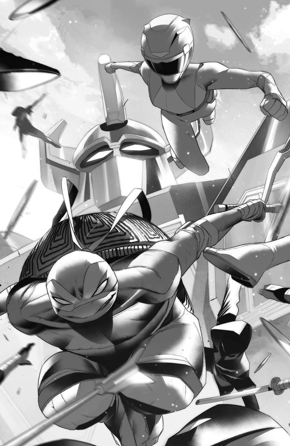 Mmpr Tmnt Ii #1 (Of 5) M 1:50 Simone Di Meo Variant (C: 1-0-0) (12/28/2022) Boom