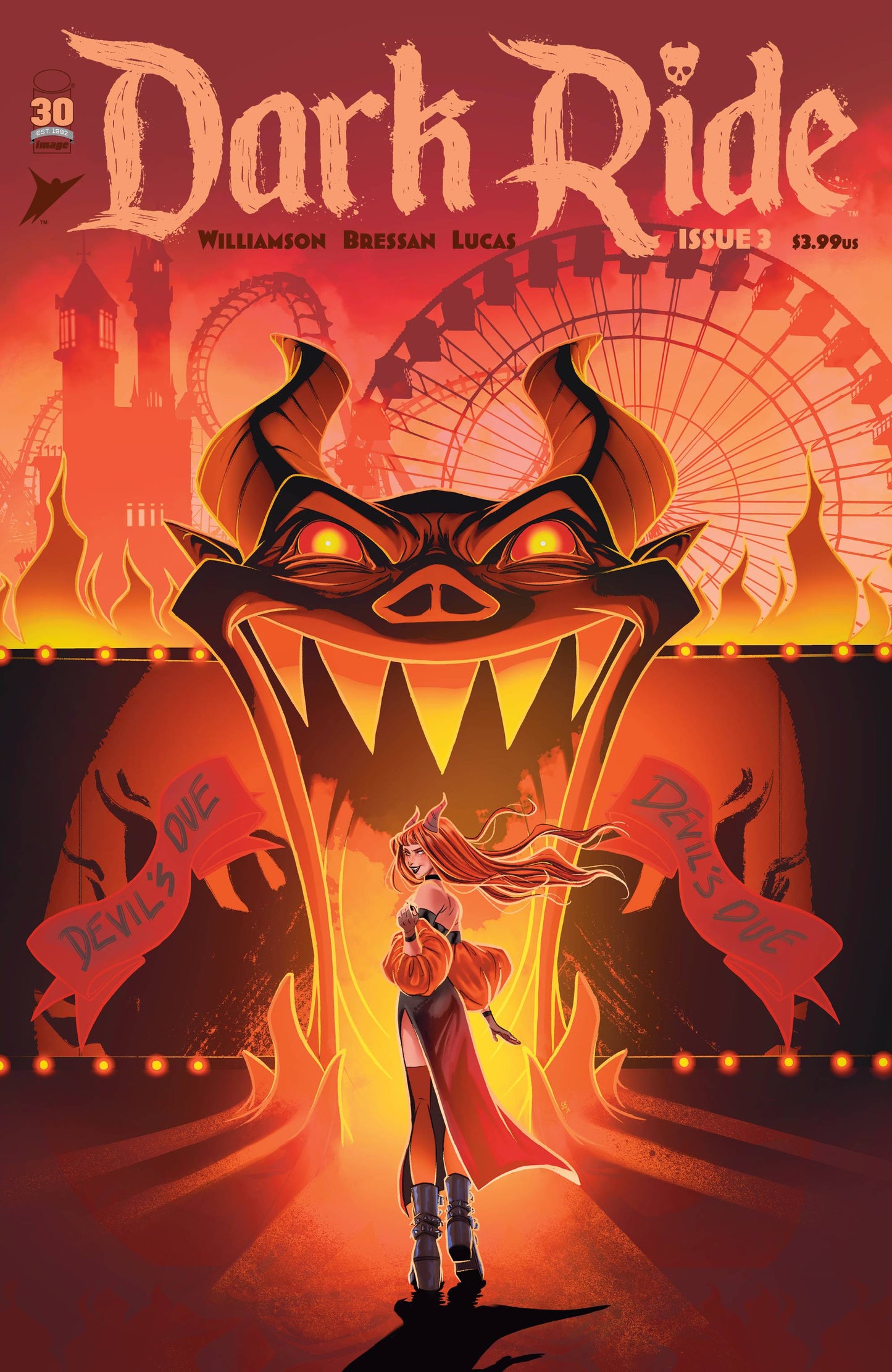 Dark Ride #3 C Sweeney Boo Variant (Mr) (12/14/2022) Image