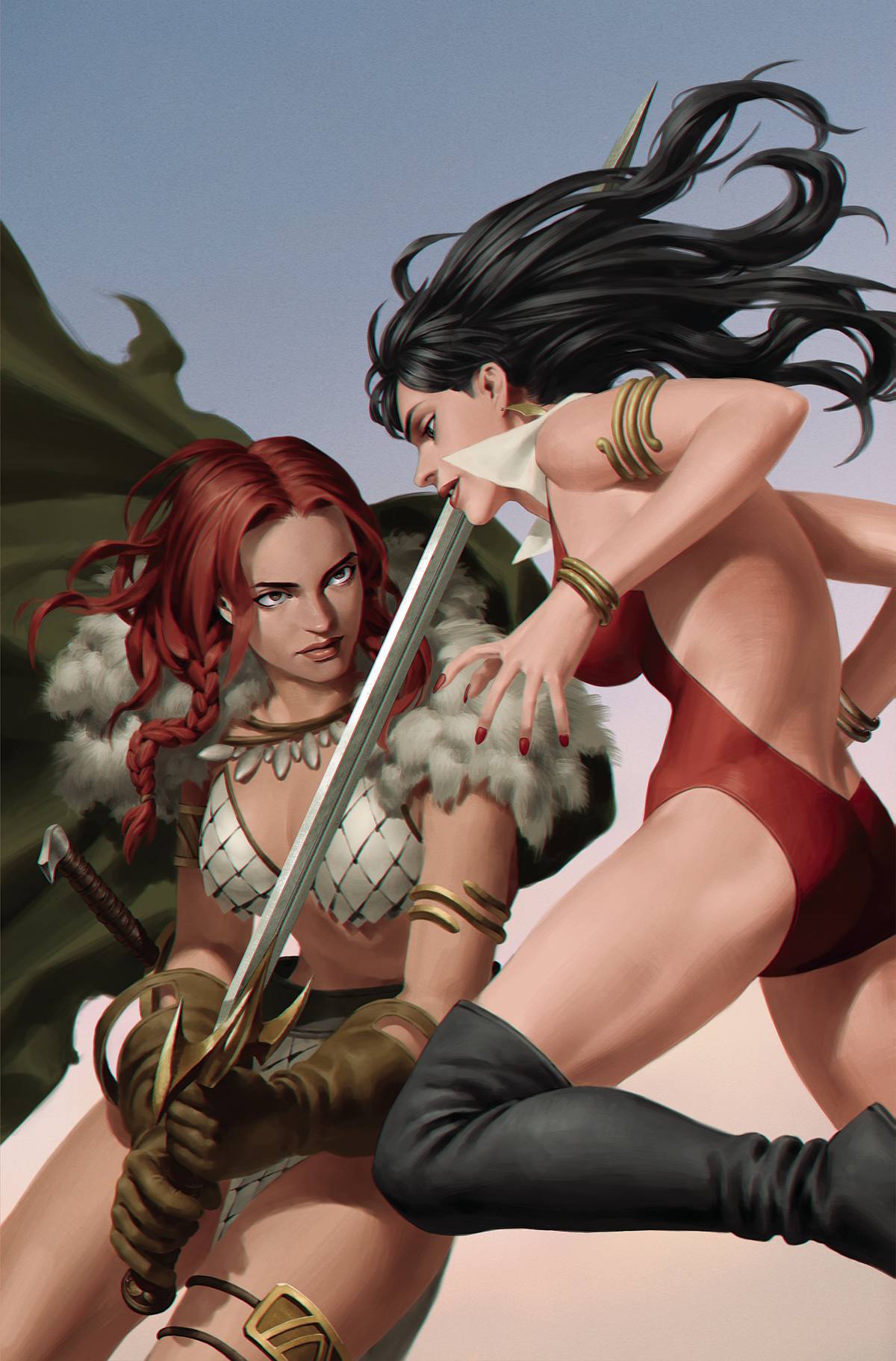 Vampirella Vs Red Sonja #2 J 1:30 Jung Geun Yoon Virgin (12/07/2022) Dynamite