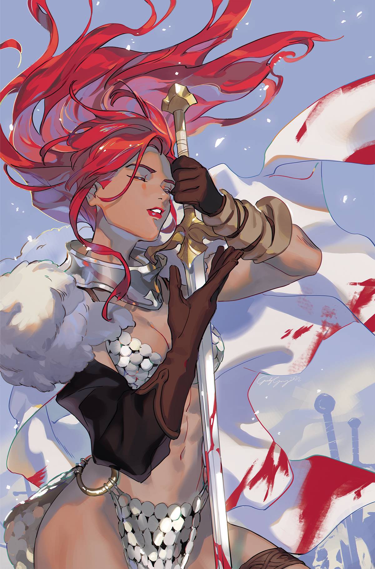 Unbreakable Red Sonja #1 ZA 1:15 Judy Jong FOC Variant (10/05/2022) Dynamite - Golden Apple Comics