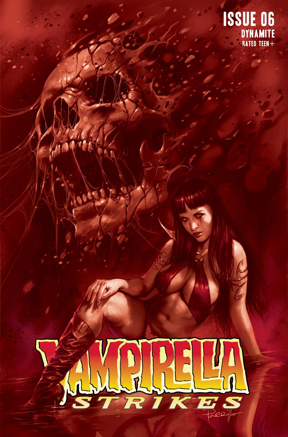 Vampirella Strikes #6 N 1:7 Lucio Parrillo Tint FOC Variant (10/19/2022) Dynamite