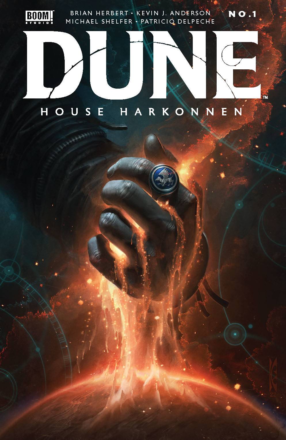 Dune House Harkonnen #1 (Of 12) A Raymond Swanland Brian Herbert (Mr) (01/18/2023) Boom