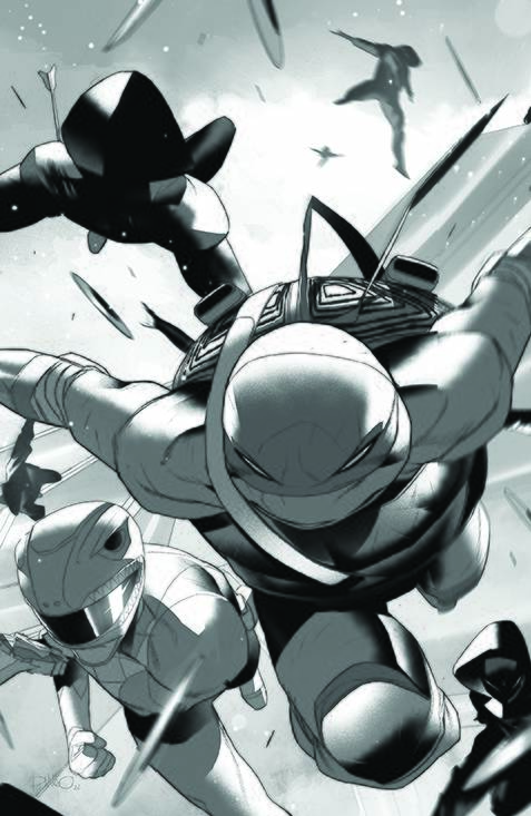 Mmpr Tmnt Ii #3 (Of 5) G 1:50 Simone Di Meo Variant Teenage Mutant Ninja Turtles Power Rangers (02/22/2023) Boom - Golden Apple Comics