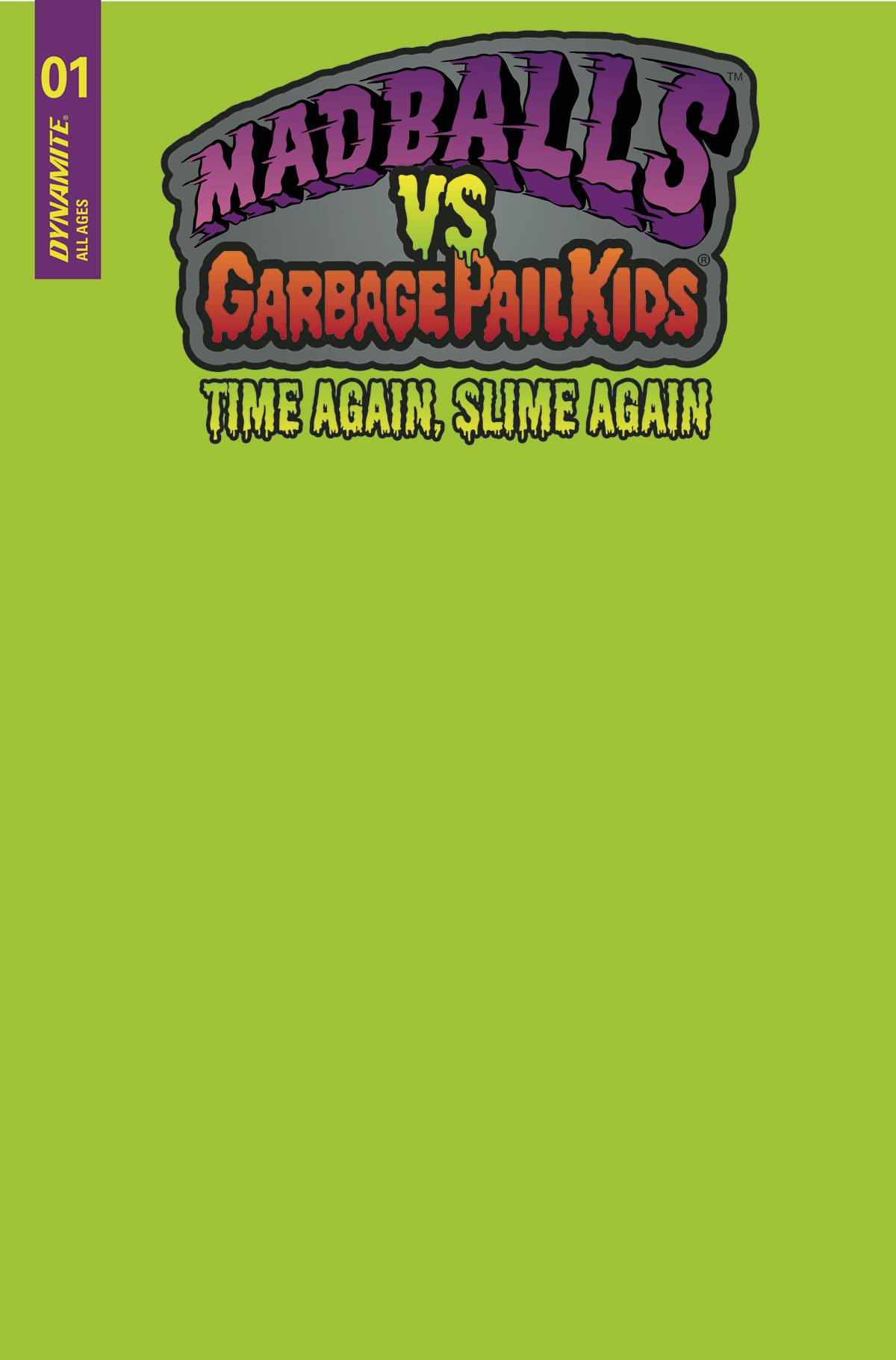 Madballs Vs Garbage Pail Kids Slime Again #1 D Puke Green Variant (02/08/2023) Dynamite - Golden Apple Comics