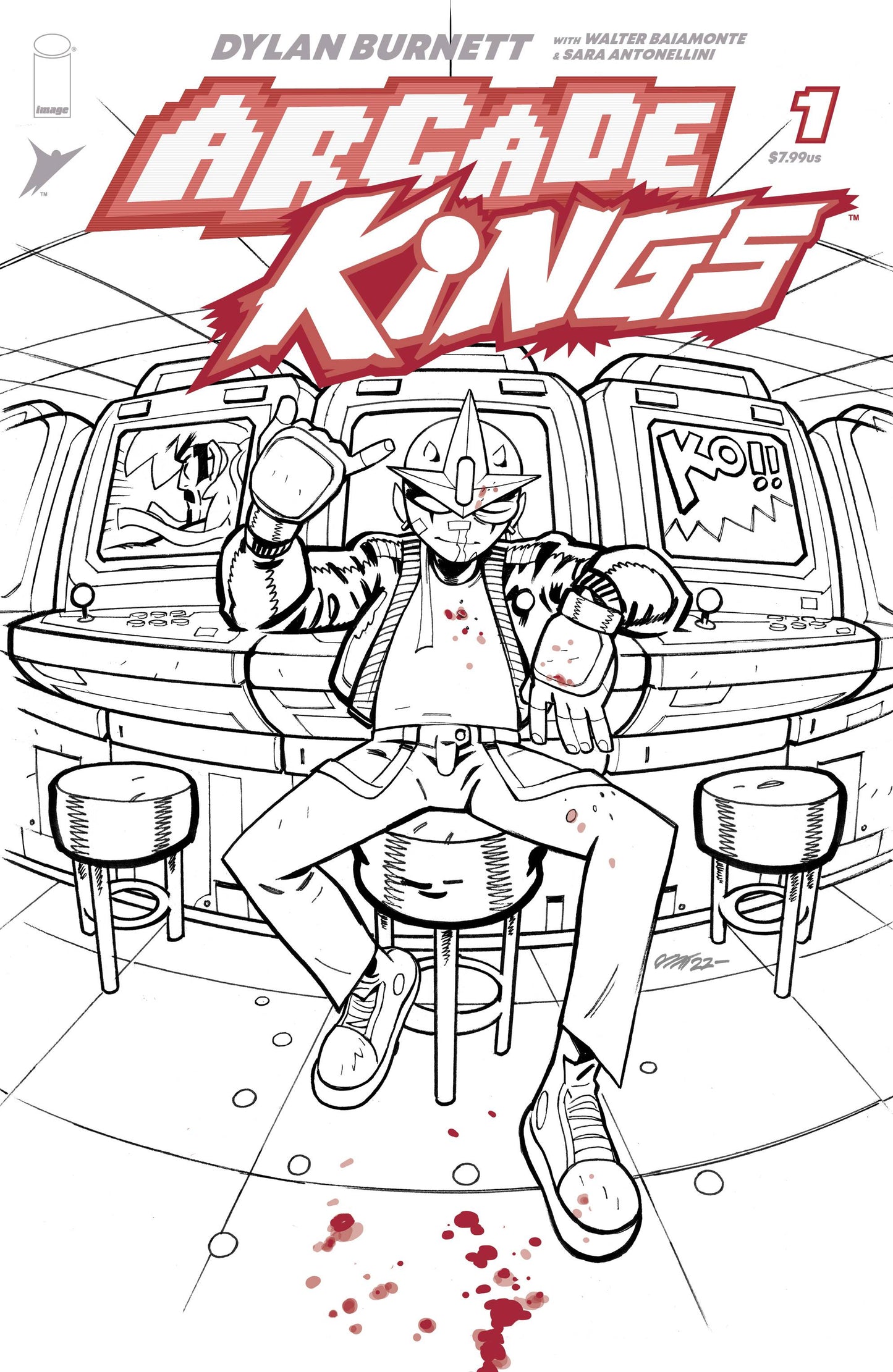 Arcade Kings #1 (Of 5) D 1:15 Dylan Burnett Variant (05/17/2023) Image