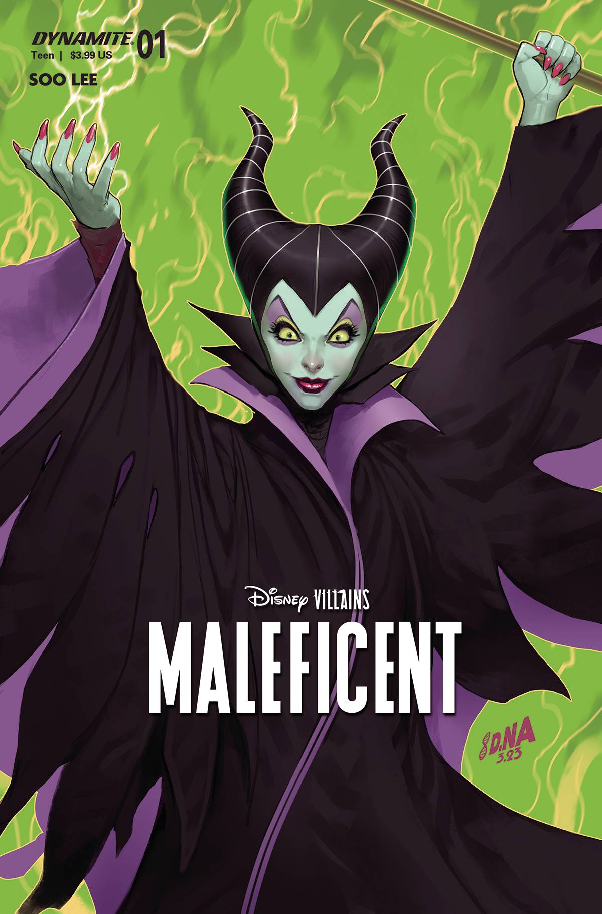 Comics　Maleficent　G　#1　Original　Nakayama　1:10　David　Variant　(05/17/2023)　Apple　Dynamite　Golden　Disney　Villains