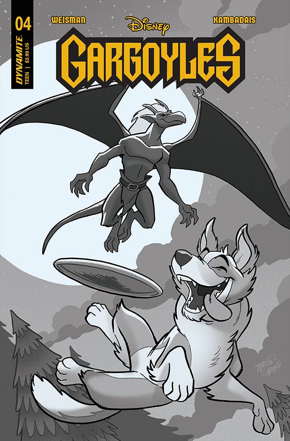 Gargoyles #4 V 1:10 Foc Tony Fleecs & Forstner Line Art Variant (03/22/2023) Dynamite