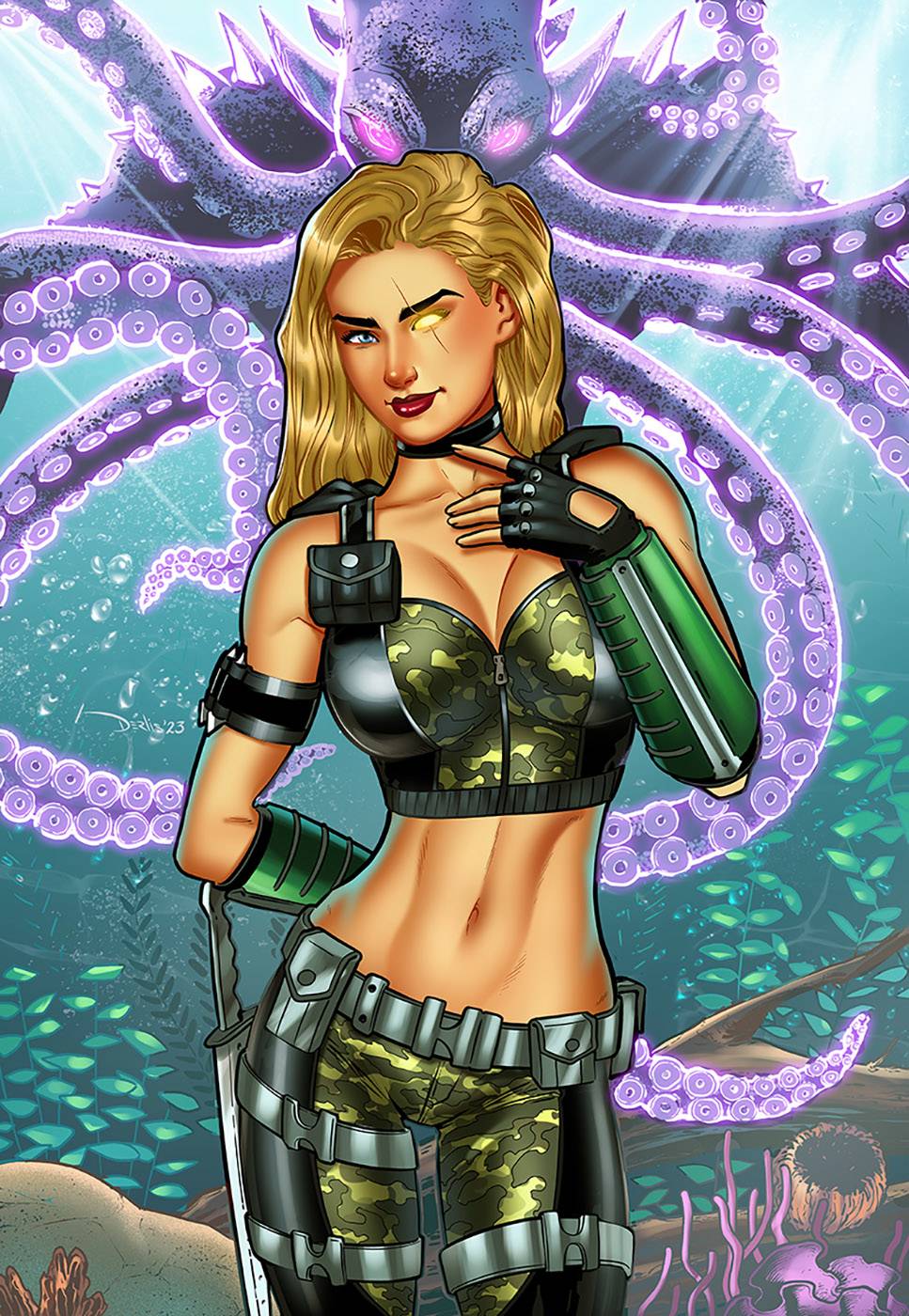 Robyn Hood Annual Invasion C Derlis Santacruz Gga Variant (06/21/2023) Zenescope