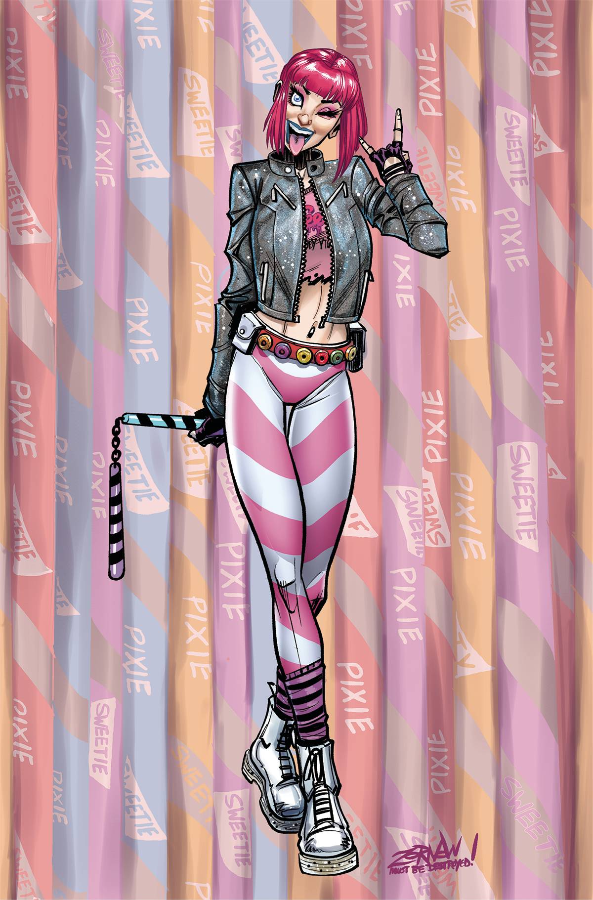 SWEETIE CANDY VIGILANTE #5 K FOC 1:10 JEFF ZORNOW Variant (04/05/2023) Dynamite - Golden Apple Comics