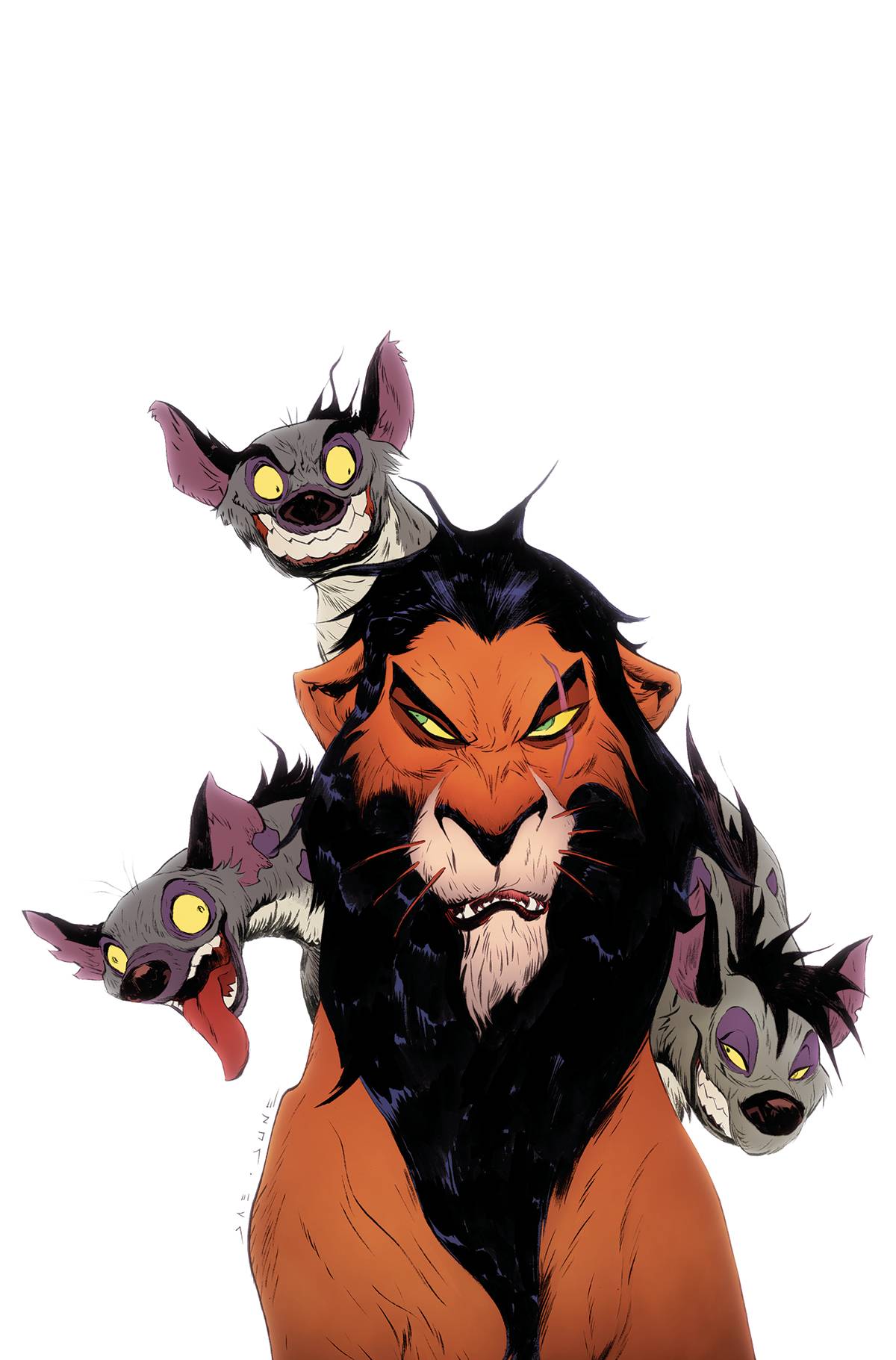 DISNEY VILLAINS SCAR #2 V 1:10 FOC LEE VIRGIN Variant (05/10/2023) Dynamite