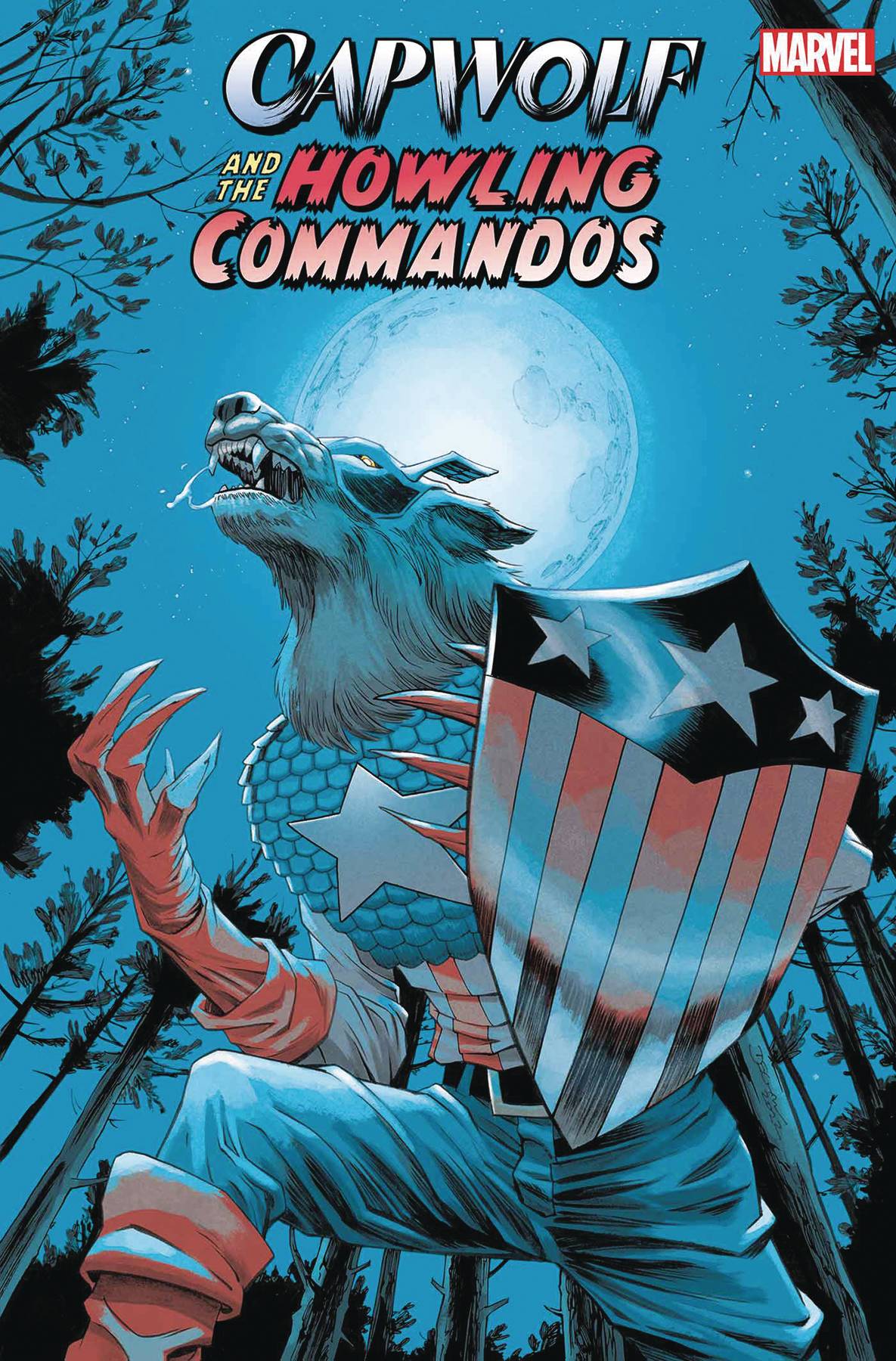 Capwolf Howling Commandos #1 C 1:25 Declan Shalvey Variant (10/11/2023) Marvel - Golden Apple Comics