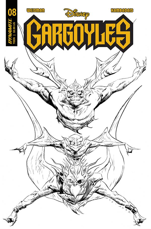 Gargoyles #8 U 1:10 Foc Lee Line Art Variant (08/02/2023) Dynamite - Golden Apple Comics