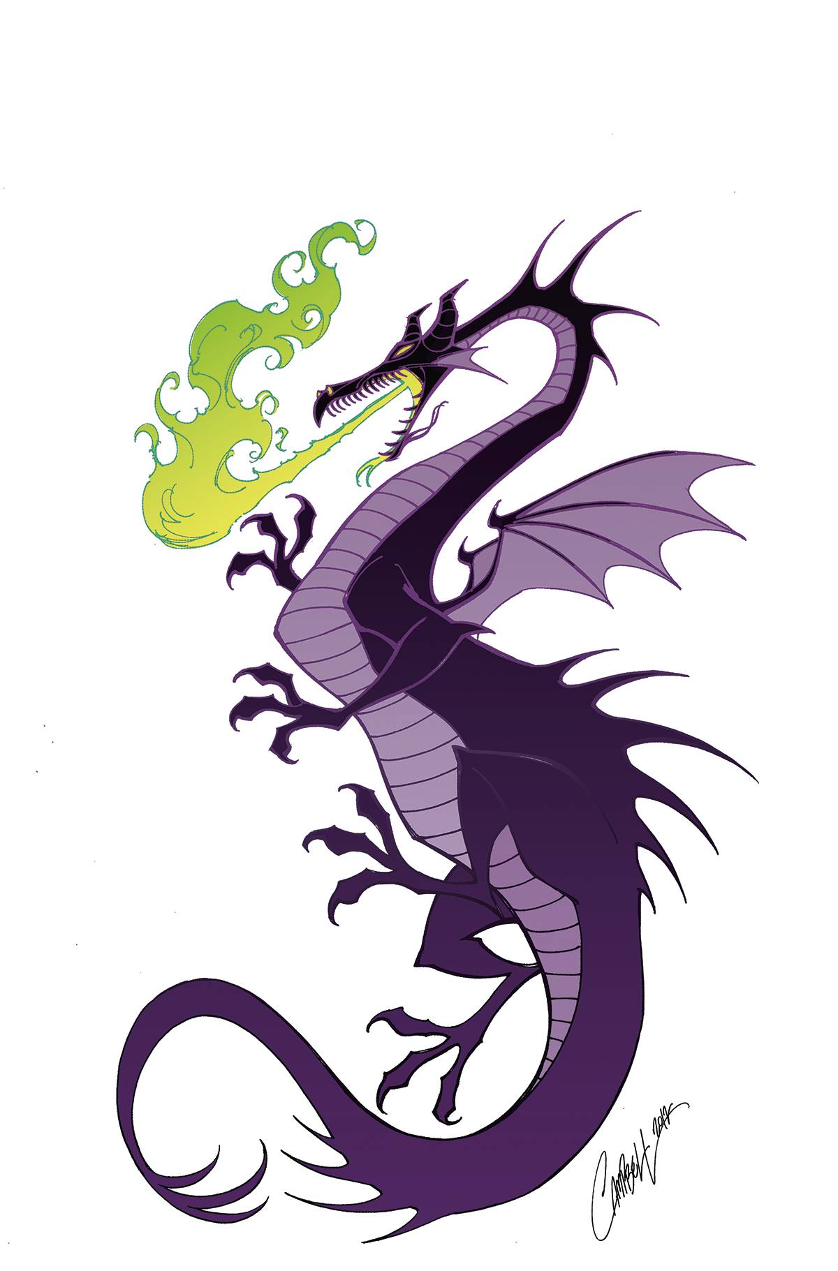 Disney Villains Maleficent #5 T 1:10 Foc J Scott Campbell Variant (09/27/2023) Dynamite