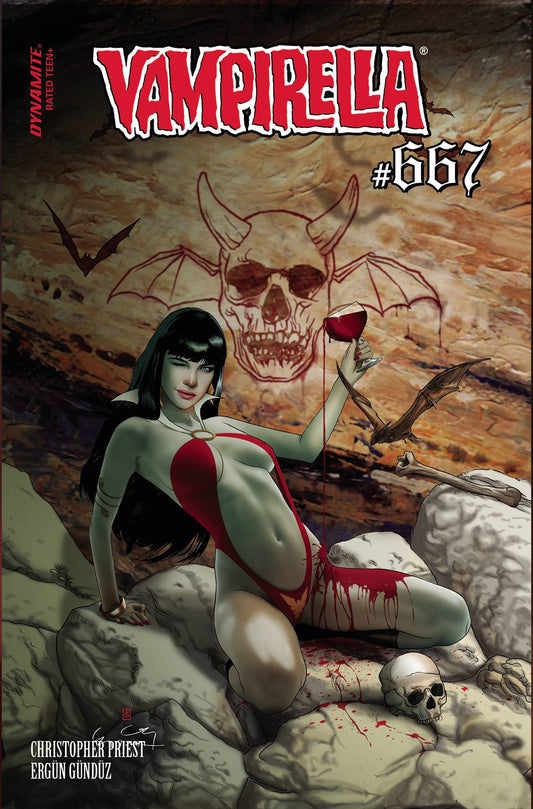 Vampirella #667 F 1:7 Ergun Gunduz Original Variant (03/13/2024) Dynamite