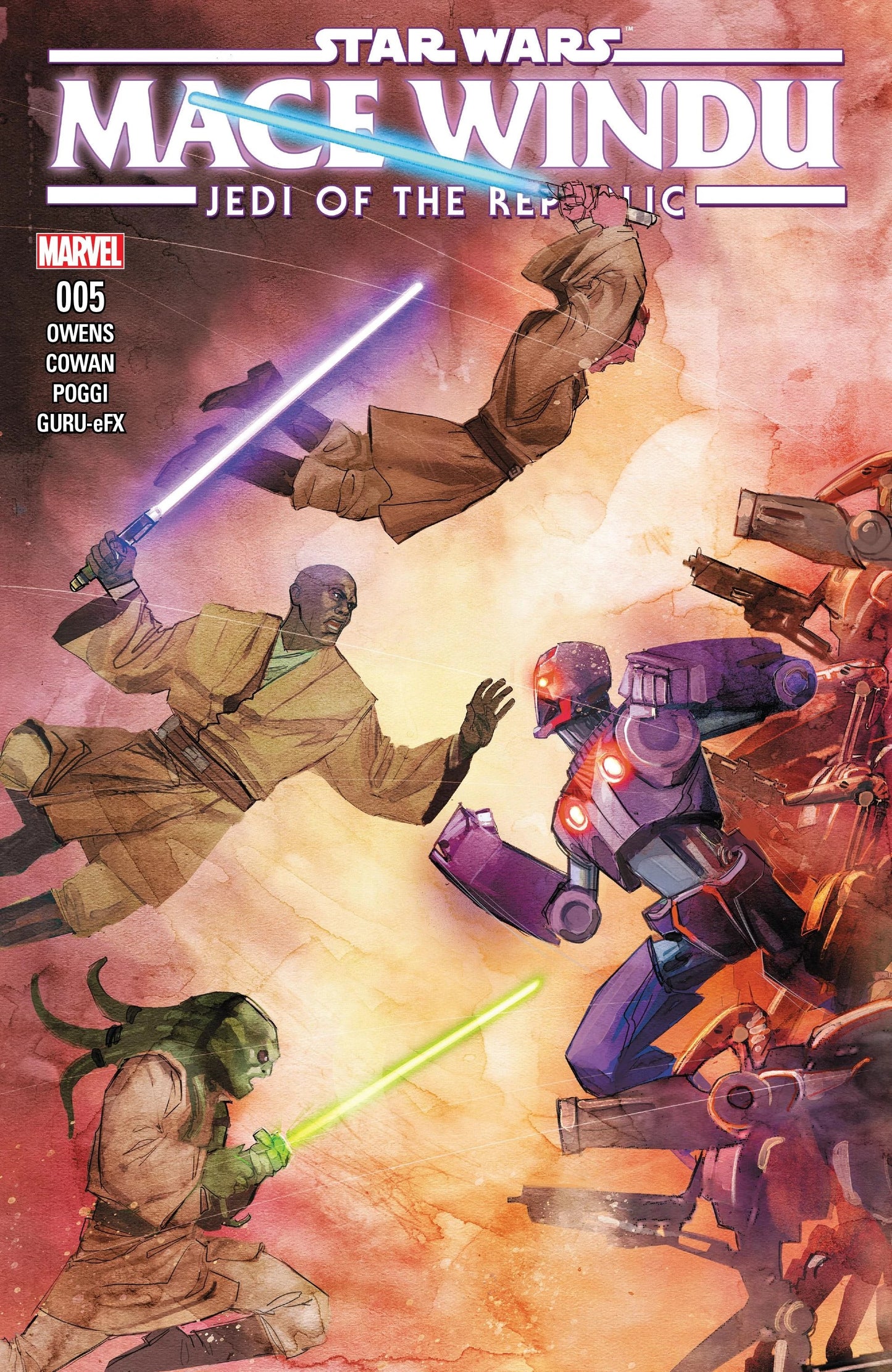 Star Wars Jedi Republic Mace Windu #5 A (Of 5) Marvel 2017 Jesus Saiz Matt Owens 1st Ahsoka Tano - Golden Apple Comics