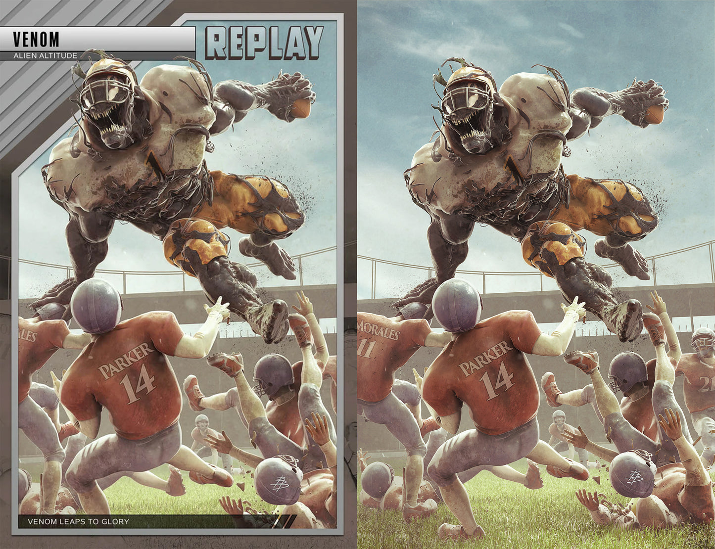 Venom #5 Bjorn Barends Football Variant (02/09/2022) Marvel