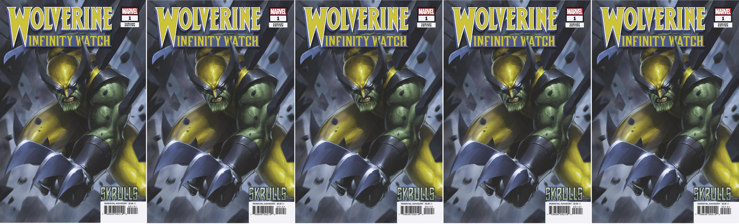 WOLVERINE INFINITY WATCH #1 B (OF 5) Marvel Jeehyung Lee SKRULLS Variant Gerry Duggan (02/20/2019)