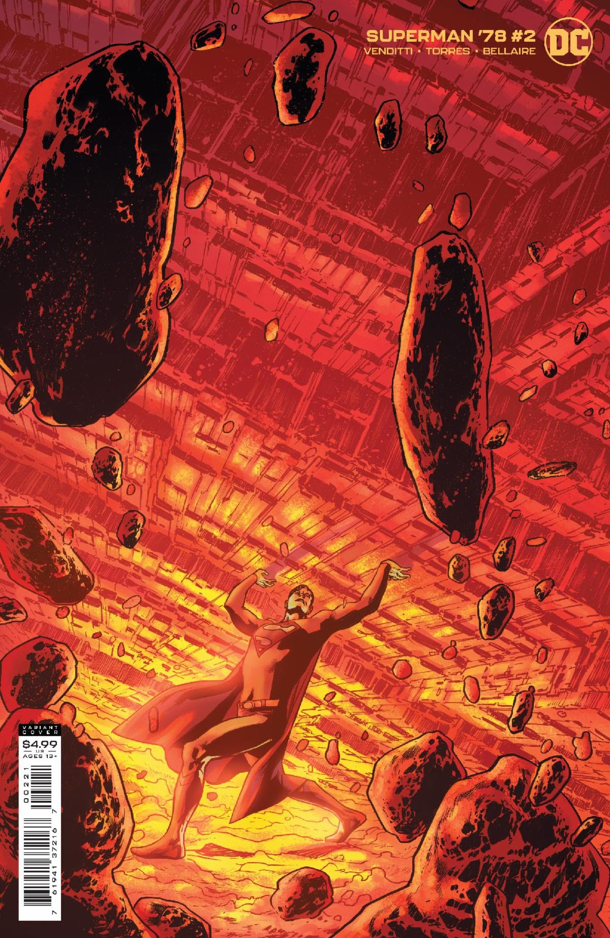 Superman 78 #2 (Of 6) B Bryan Hitch Card Stock Variant (09/28/2021) Dc