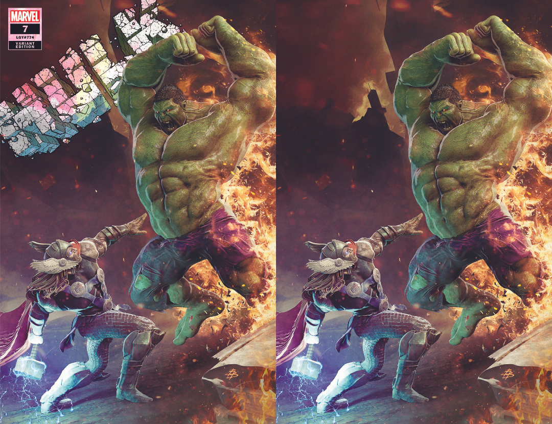 Hulk #7 Bjorn Barends Variant (05/25/2022) Marvel - Golden Apple Comics