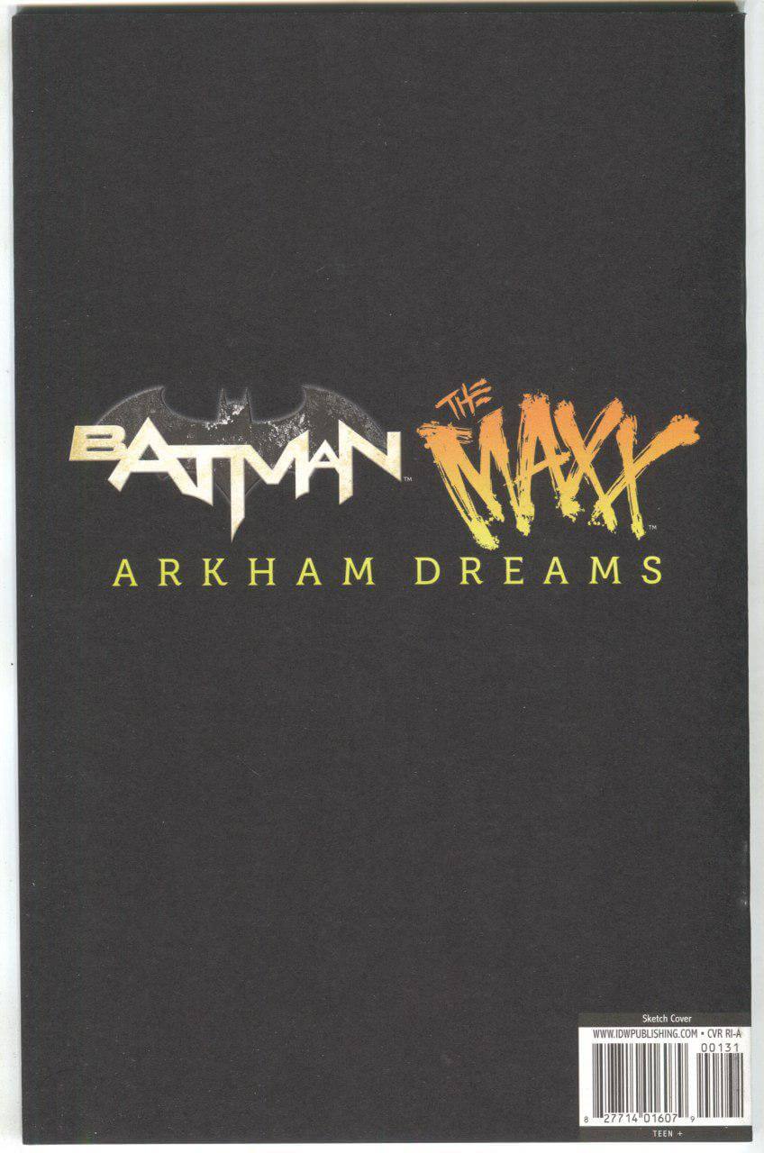 Batman Maxx IDW DC 110 Blank Sketch Variant Sam Kieth (09/26/2018)