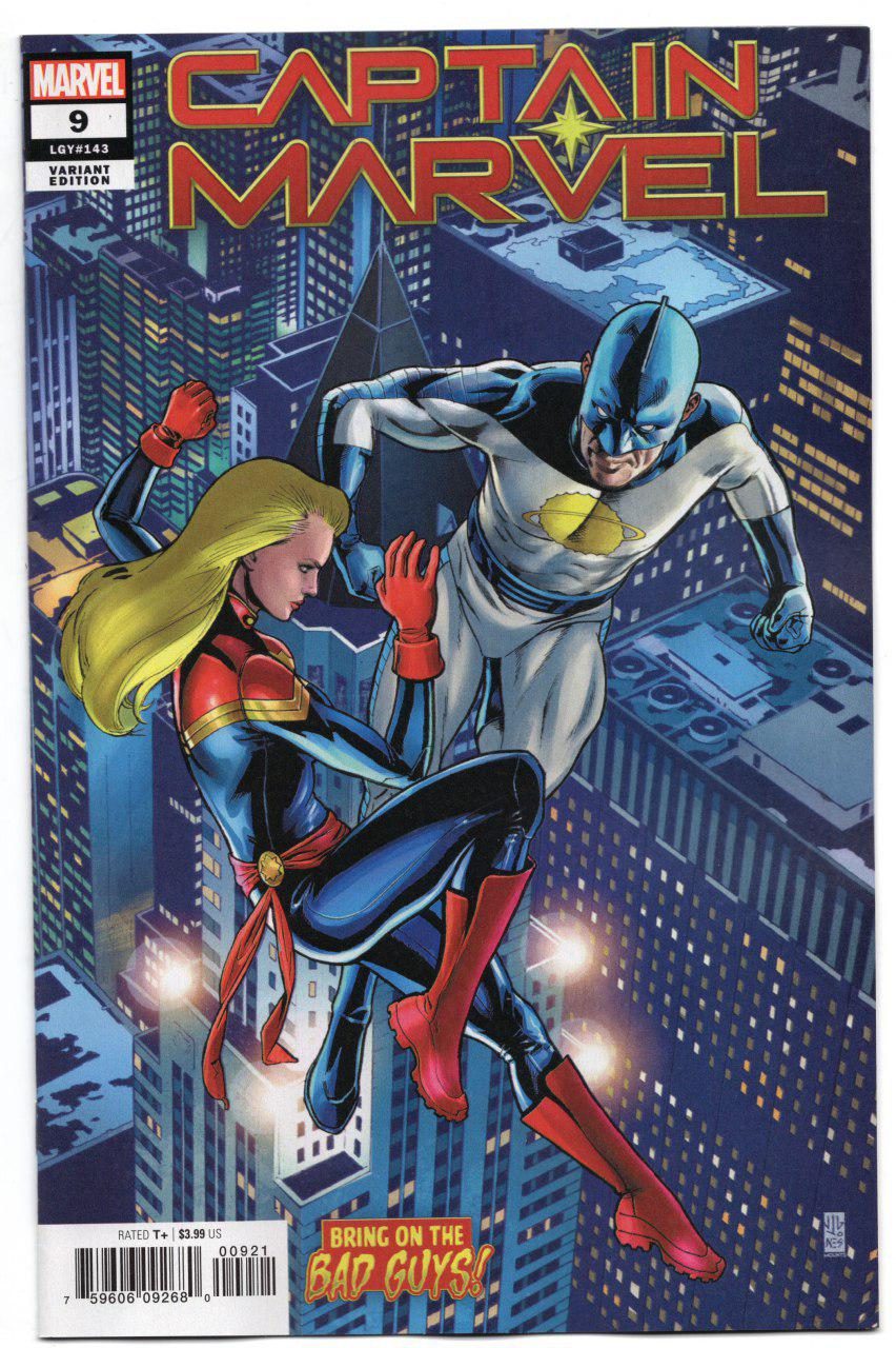 CAPTAIN MARVEL #9 B JG JOnes BOBG Variant (08/14/2019) MARVEL