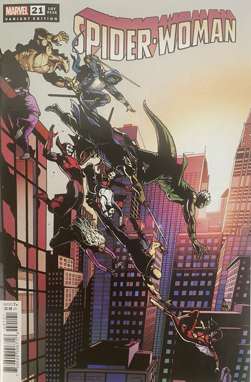 Spider-Woman #21 B Pere Perez Variant (03/30/2022) Marvel - Golden Apple Comics