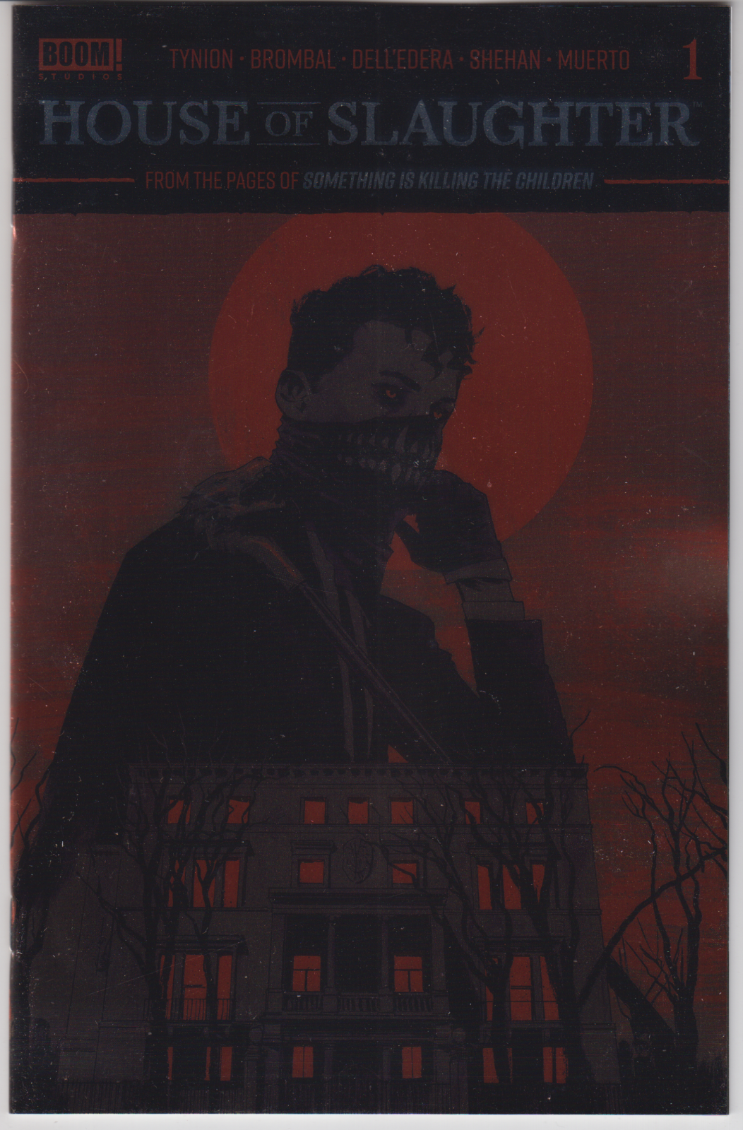 House of Slaughter #1 1:10 Chris Shehan Blood Red Foil Variant Something Is Killing The Children (10/27/2021) Boom - Golden Apple Comics