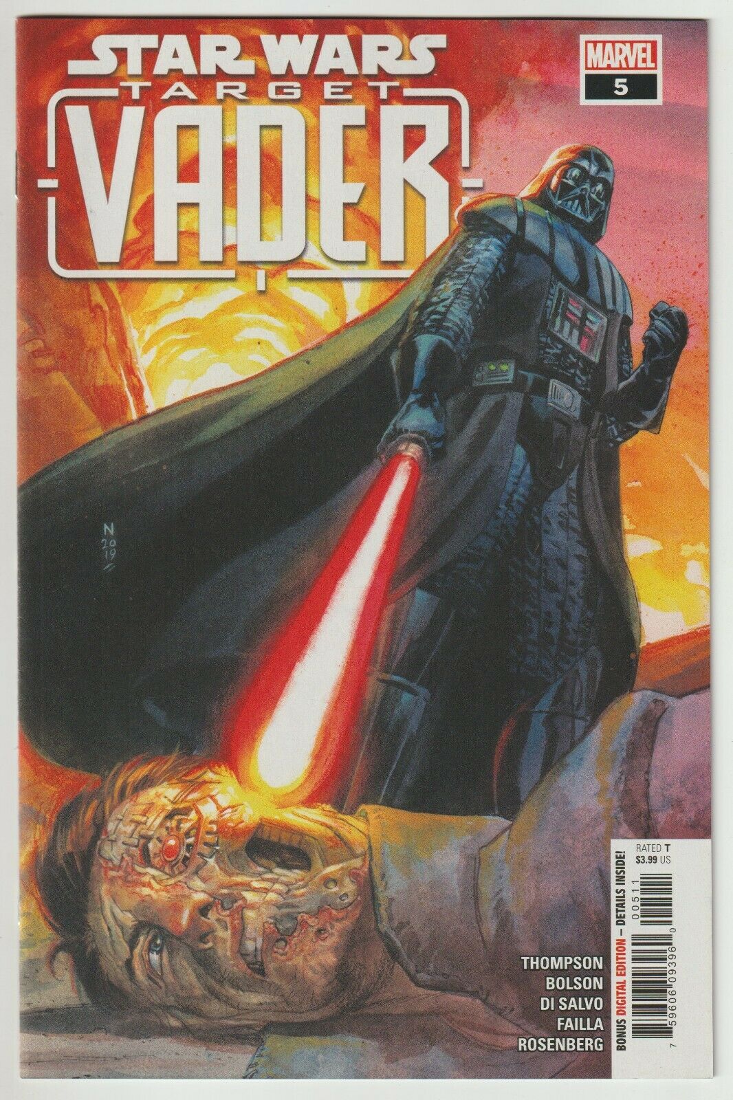 STAR WARS TARGET VADER #5 (OF 6) Nic Klein Robbie Thompson Darth (11/13/2019) MARVEL