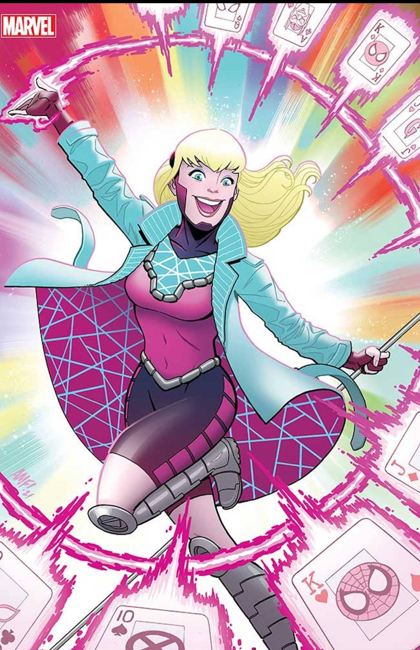 Shang-Chi #9 C Tony Fleecs X-Gwen Variant (02/23/2022) Marvel