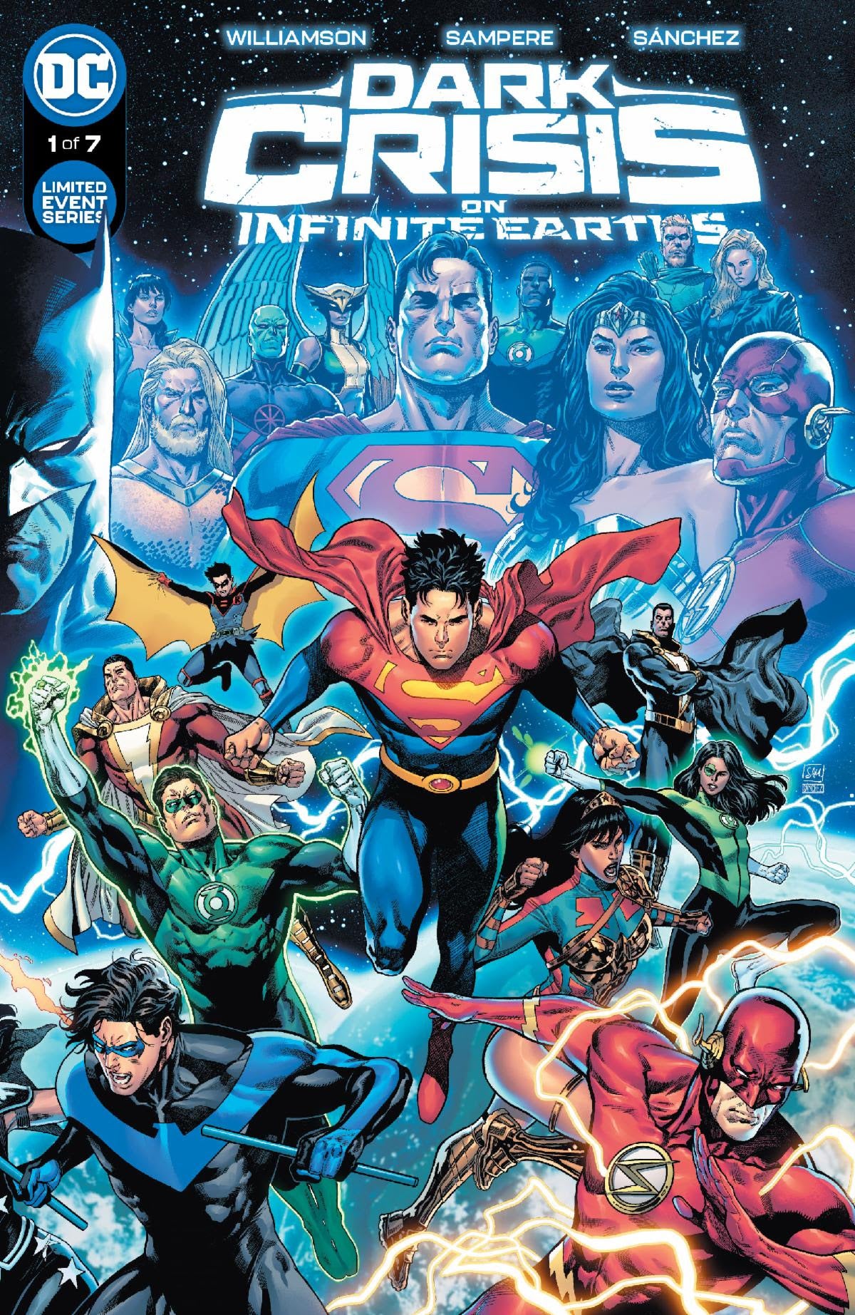 Dark Crisis On Infinite Earths #1 (Of 7) 2nd Print Daniel Sampere Variant (08/30/2022) Dc - Golden Apple Comics